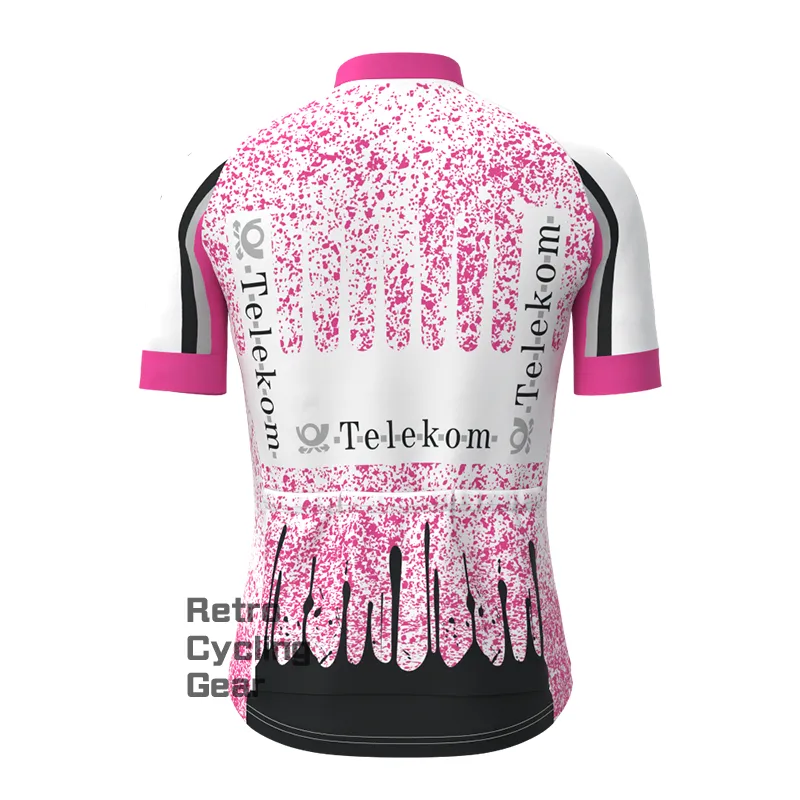 1990s Telekom Retro Short Sleeve Cycling Jersey