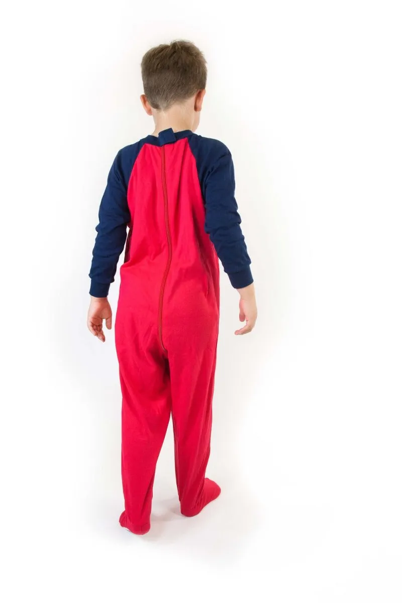 All-In-One Zip Back Fastening Cotton Pyjama