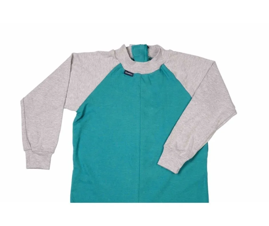 All-In-One Zip Back Fastening Cotton Pyjama