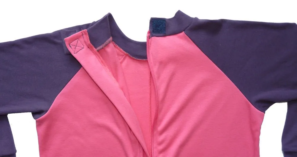 All-In-One Zip Back Fastening Cotton Pyjama