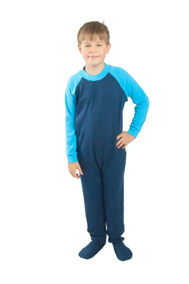 All-In-One Zip Back Fastening Cotton Pyjama