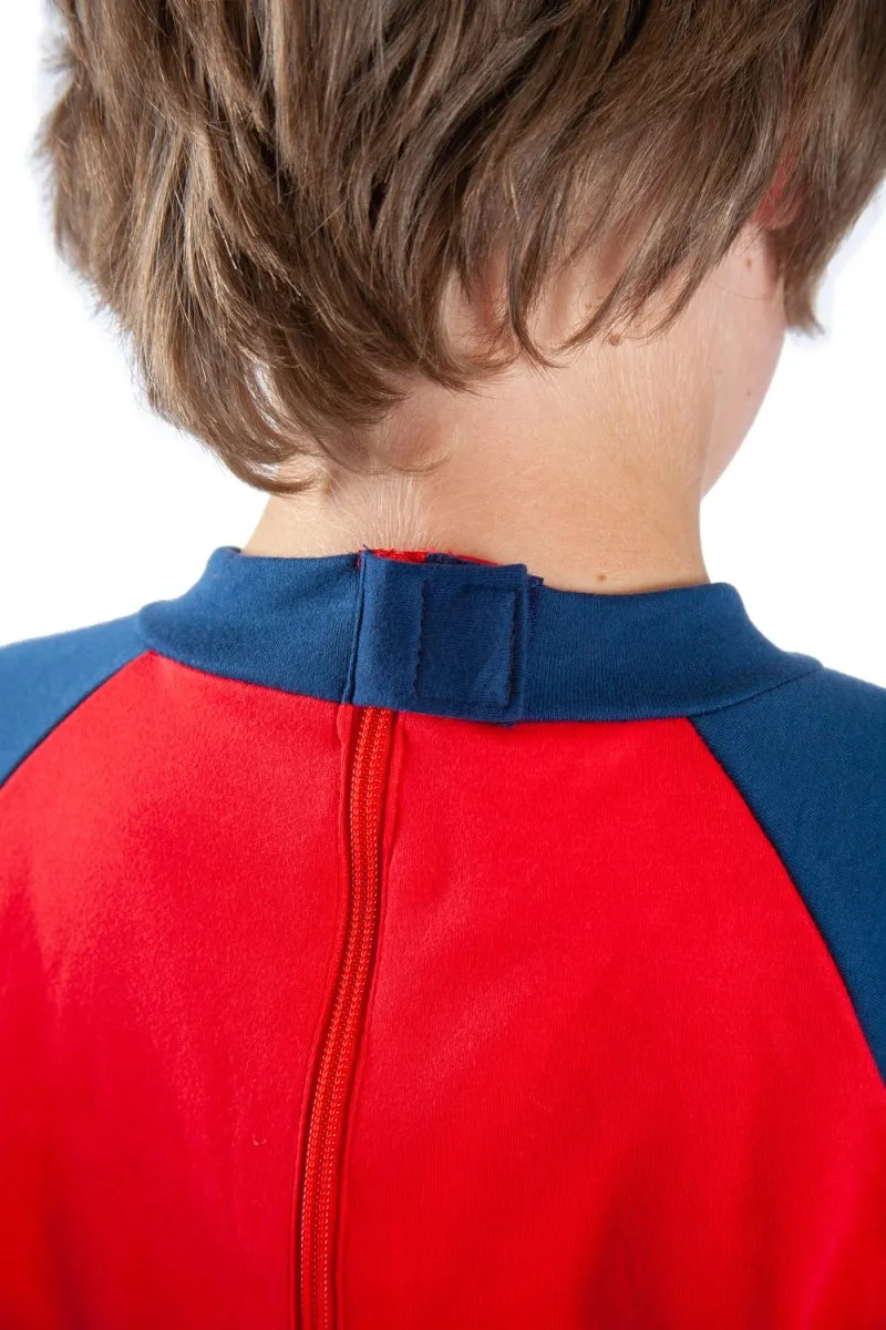 All-In-One Zip Back Fastening Cotton Pyjama