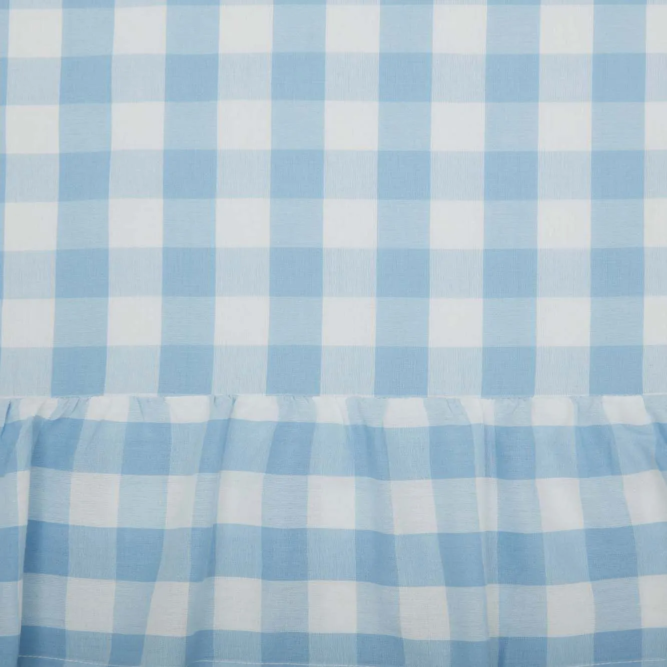 Annie Buffalo Check Ruffled Shower Curtain 72x72