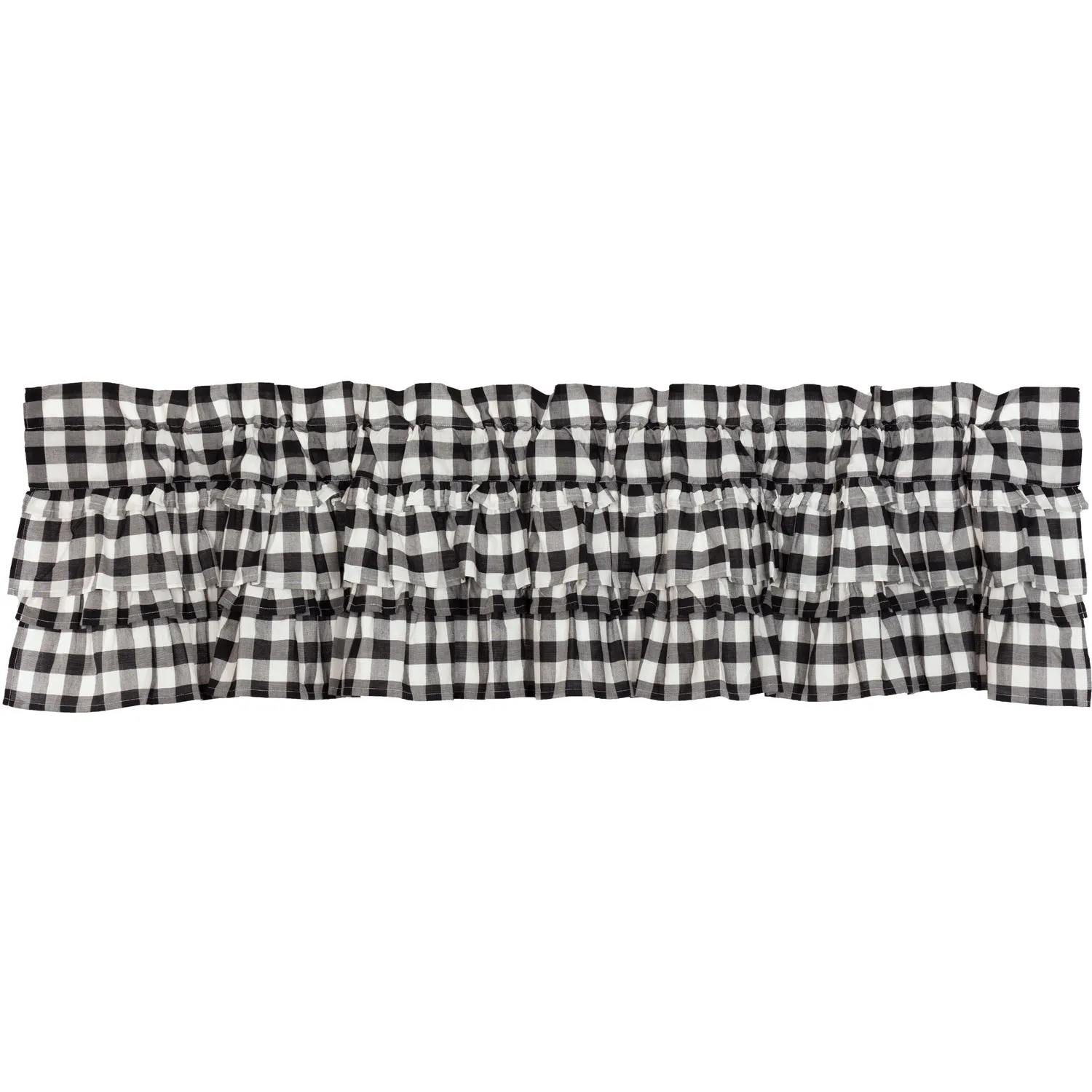 Annie Buffalo Check Ruffled Valance