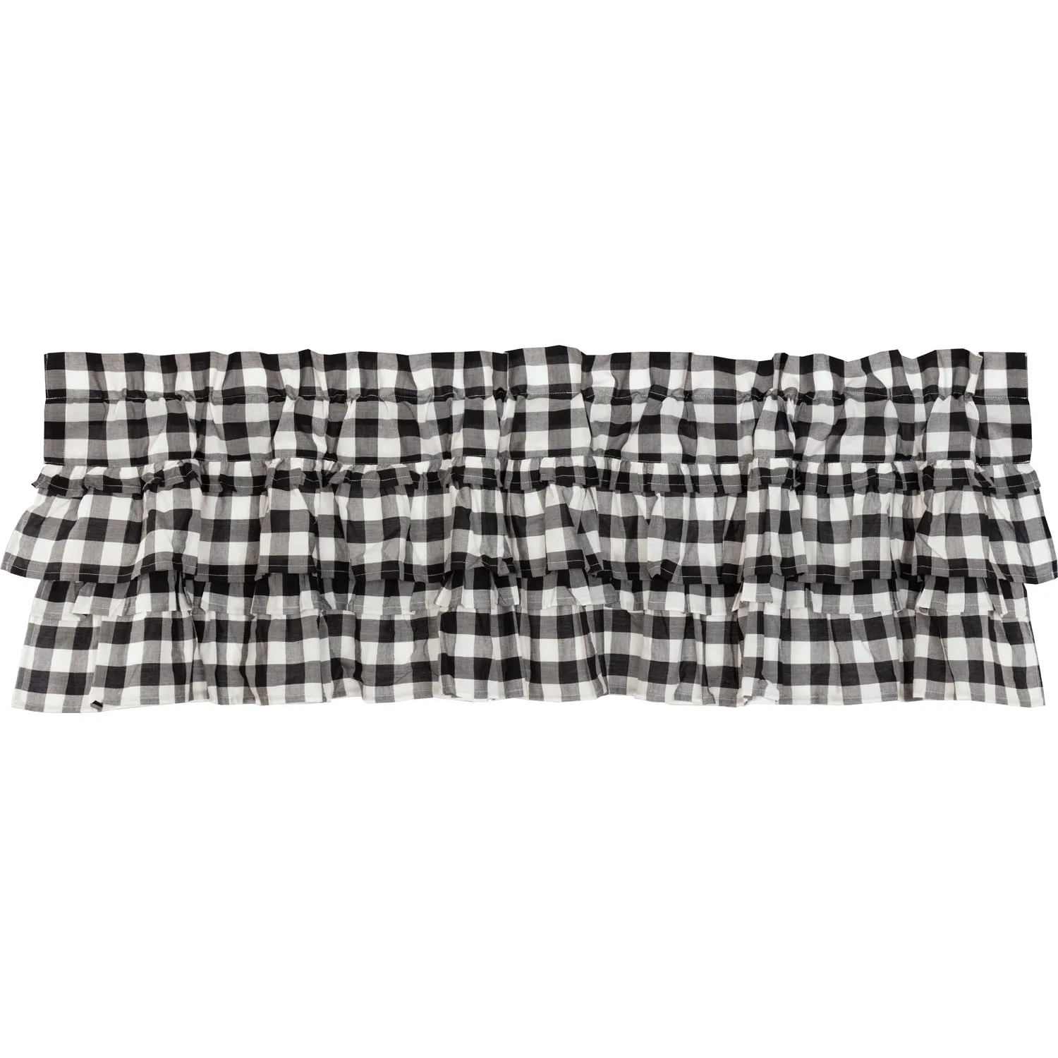 Annie Buffalo Check Ruffled Valance