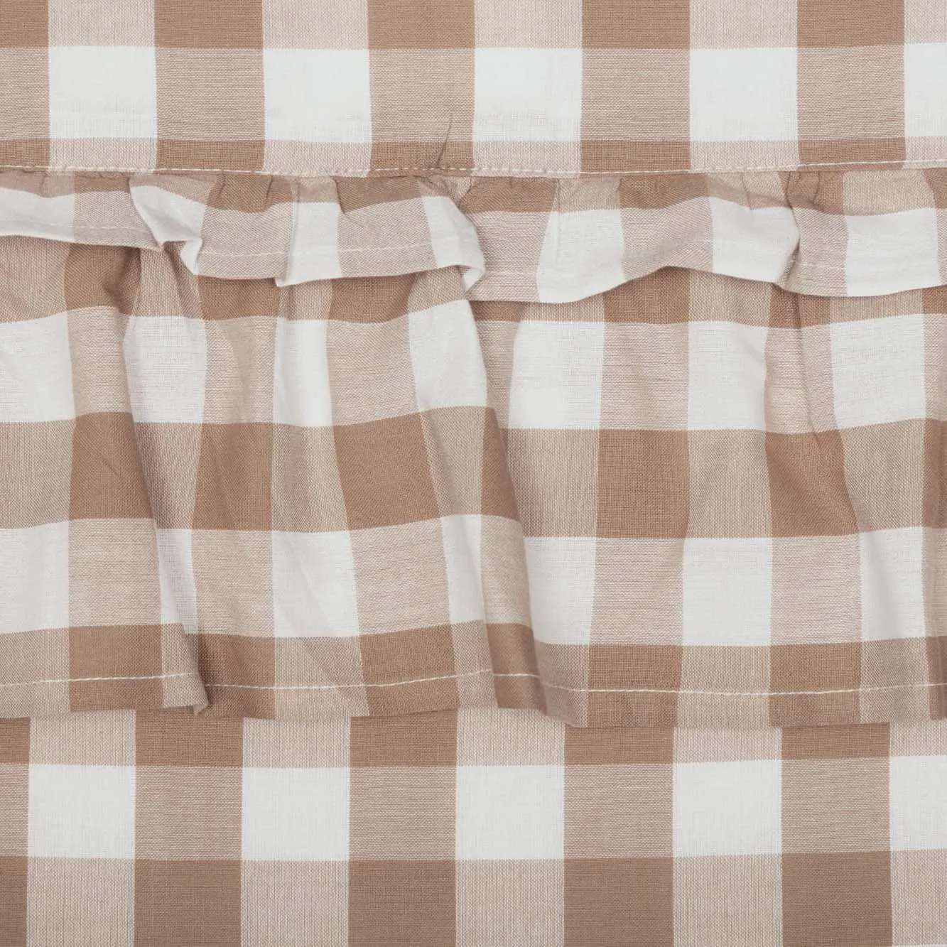 Annie Buffalo Check Ruffled Valance