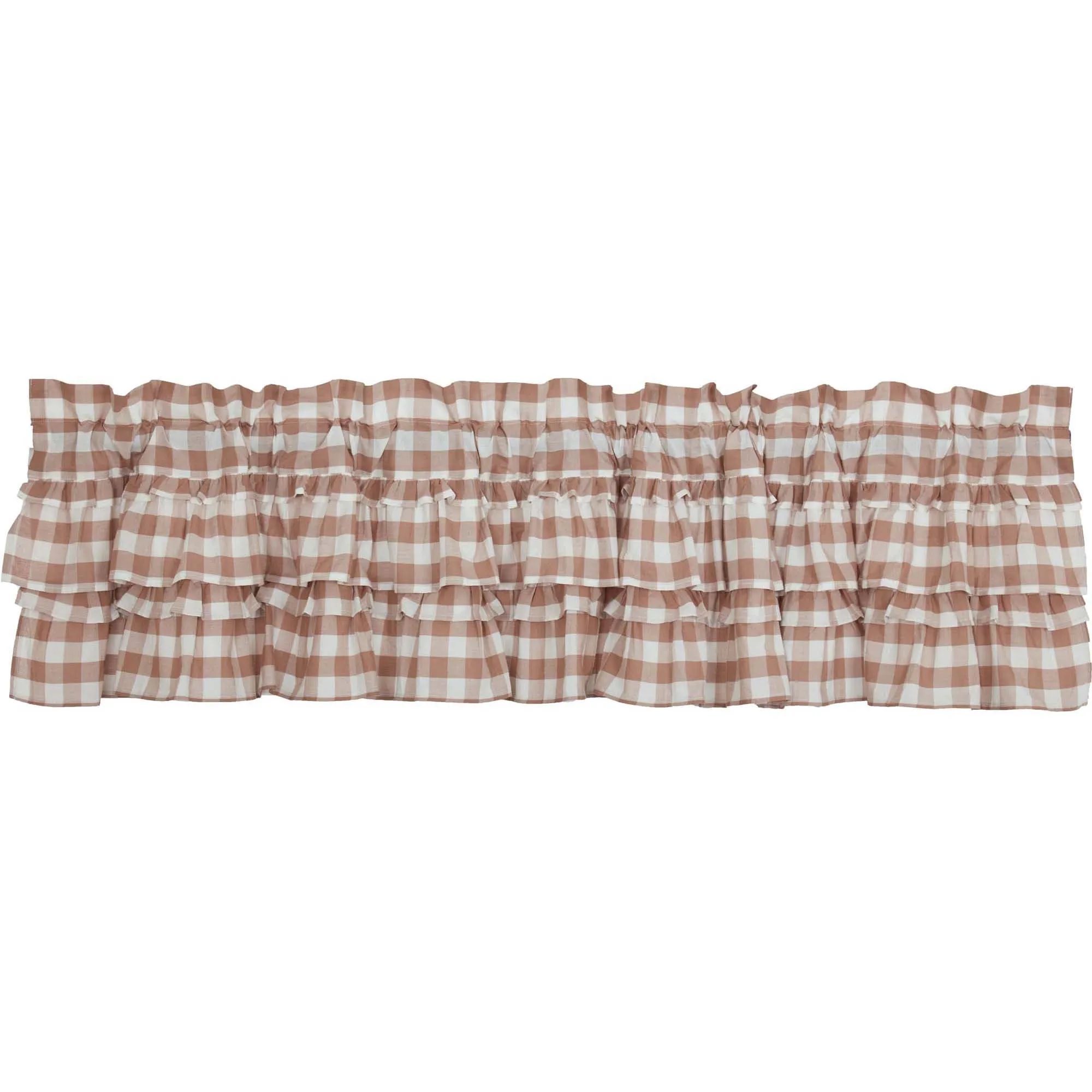 Annie Buffalo Check Ruffled Valance