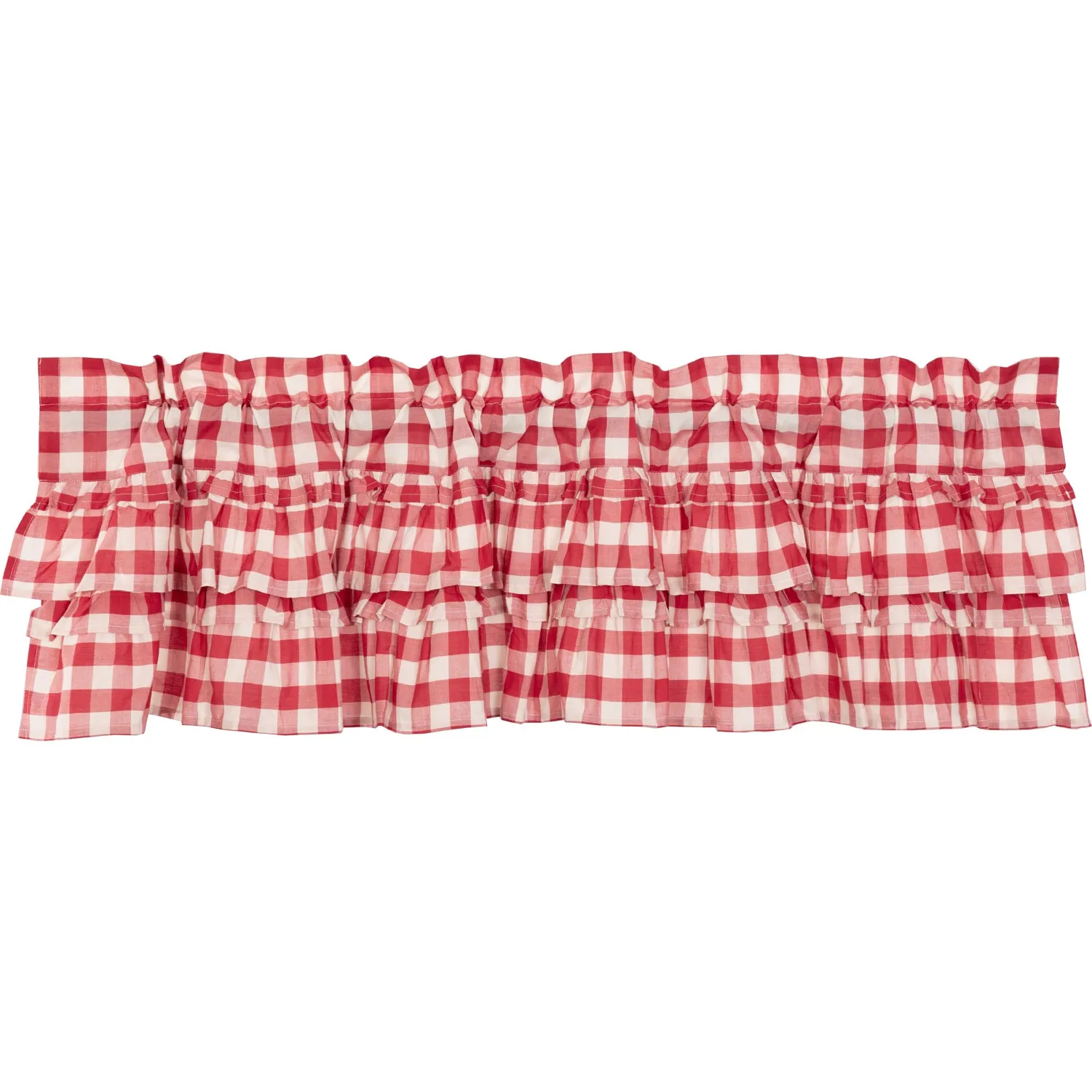 Annie Buffalo Check Ruffled Valance