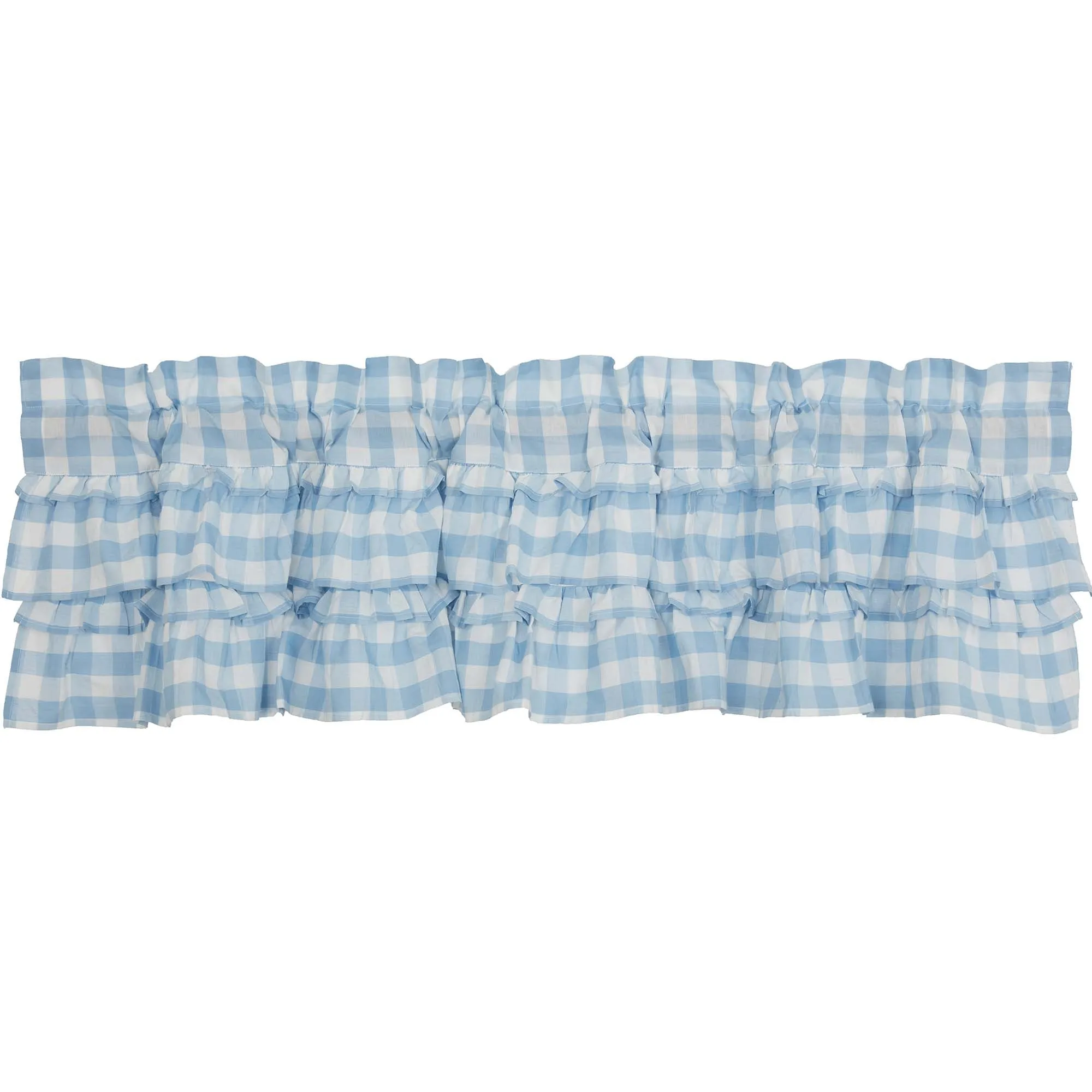 Annie Buffalo Check Ruffled Valance