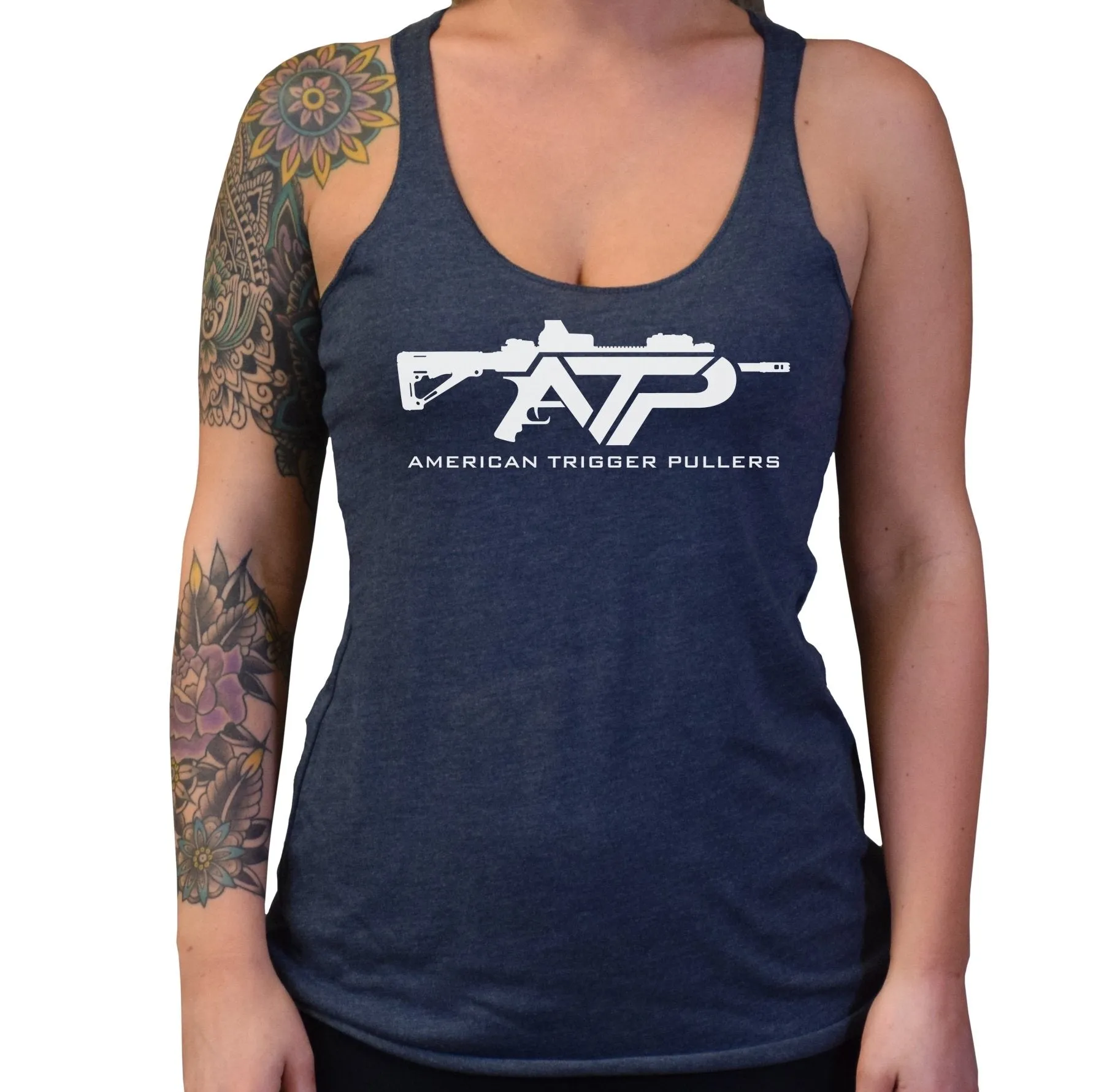 ATP Logo Ladies Tri-Blend Tank