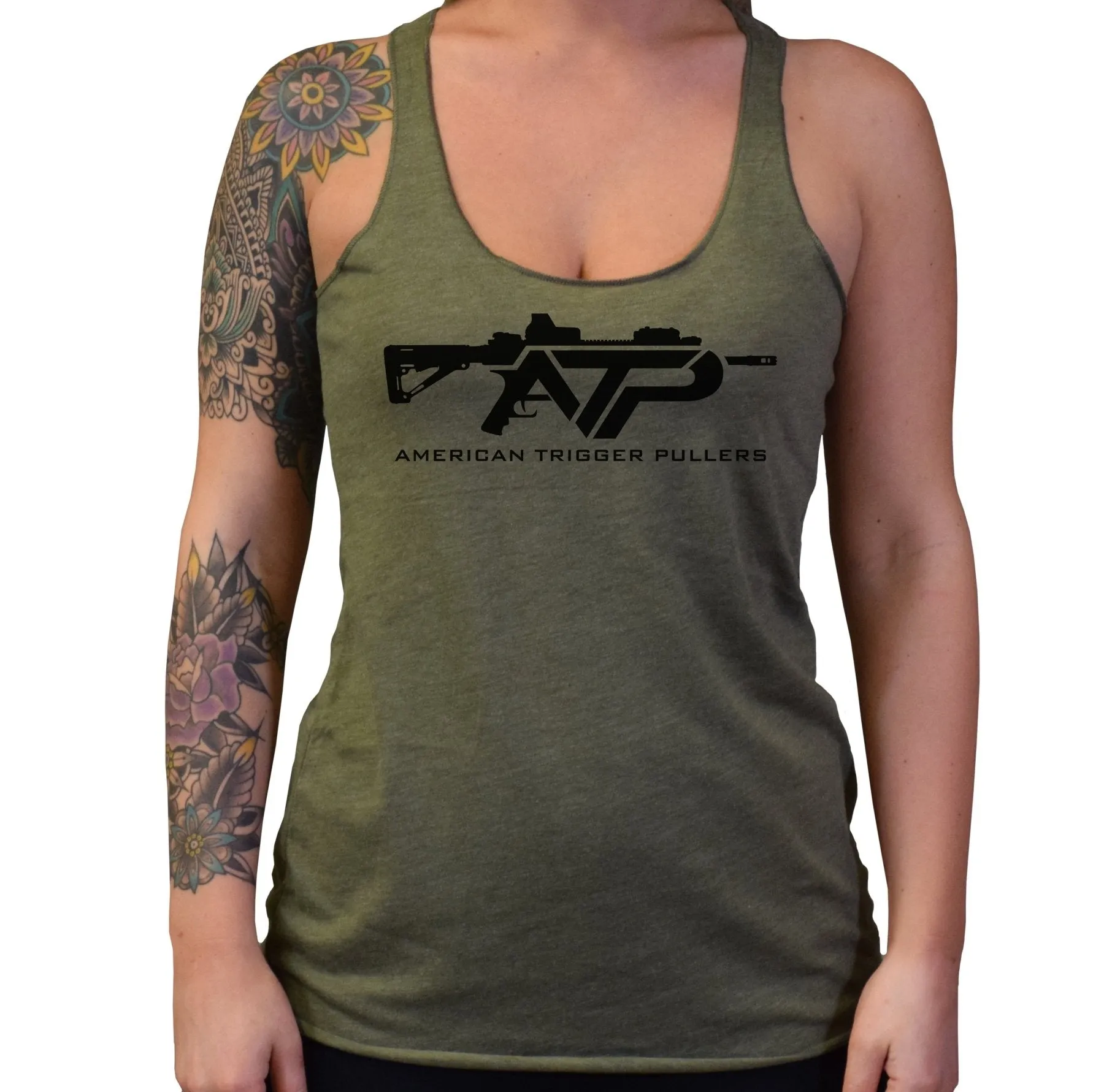 ATP Logo Ladies Tri-Blend Tank