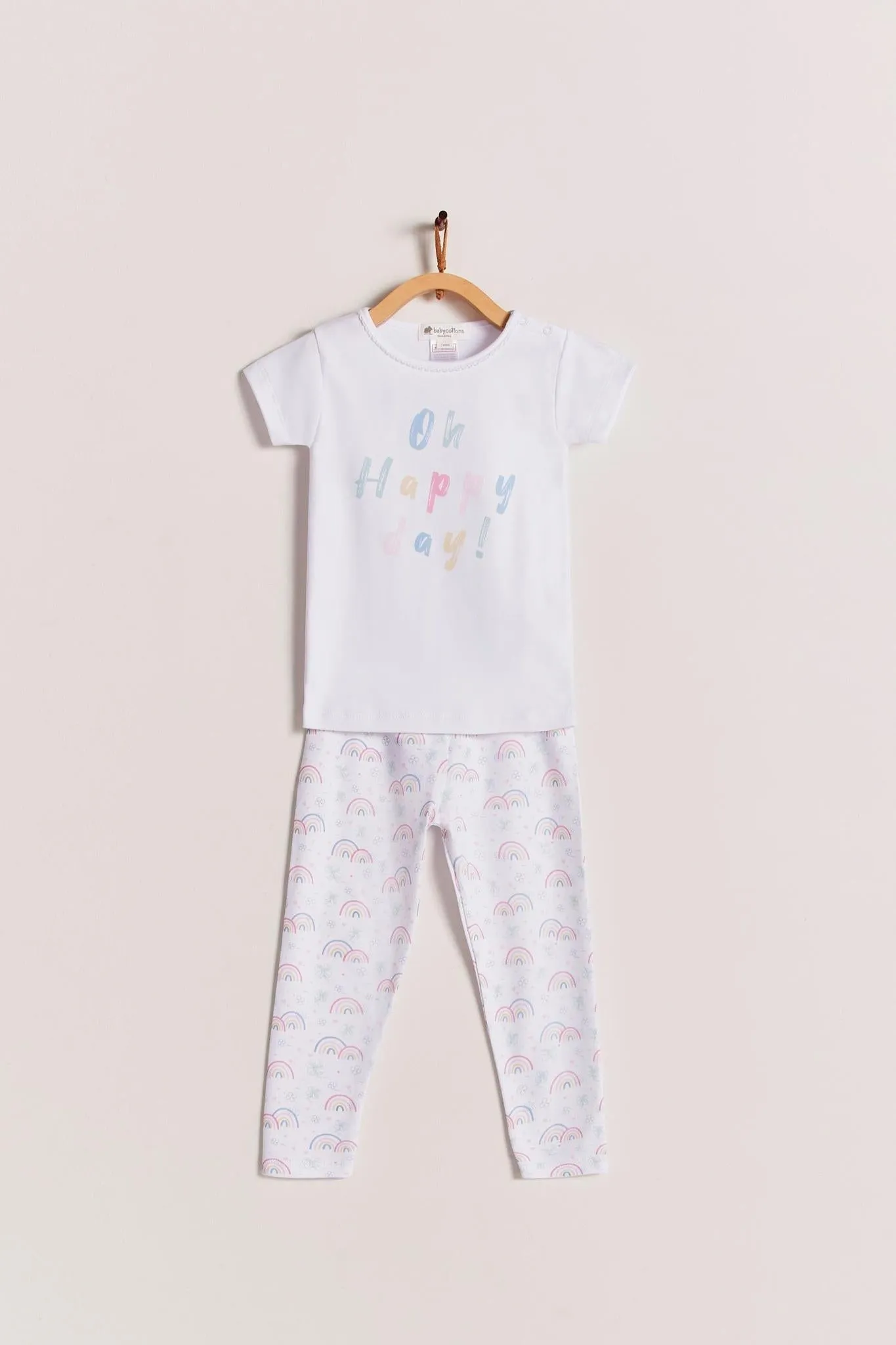Babycottons Rainbow Land Combined Snug Fit Pajama Set