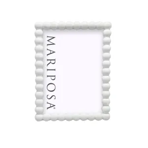 Baubles 5x7 White Picture Frame