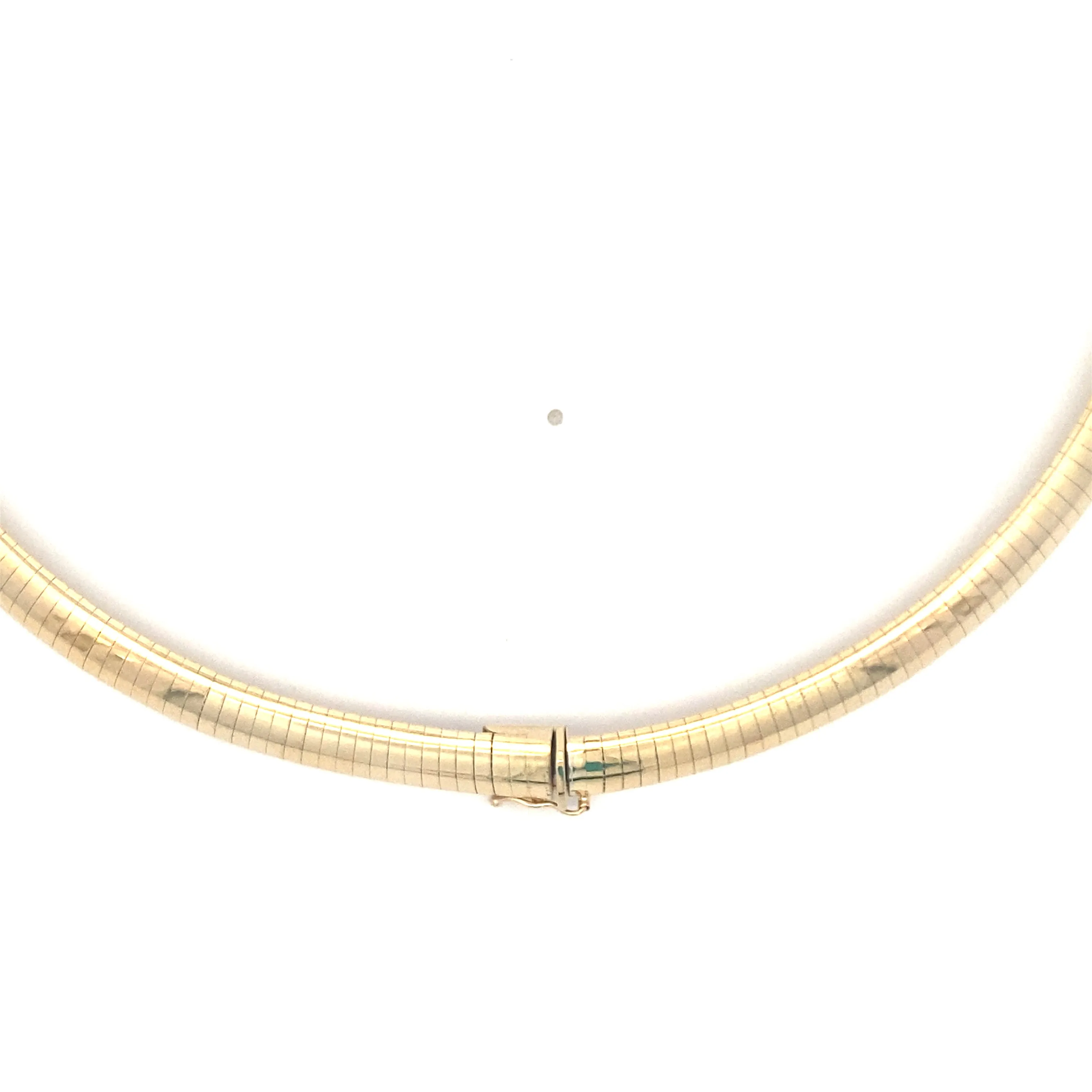 BCJ Estate Jewelry Yellow Gold Omega Necklace