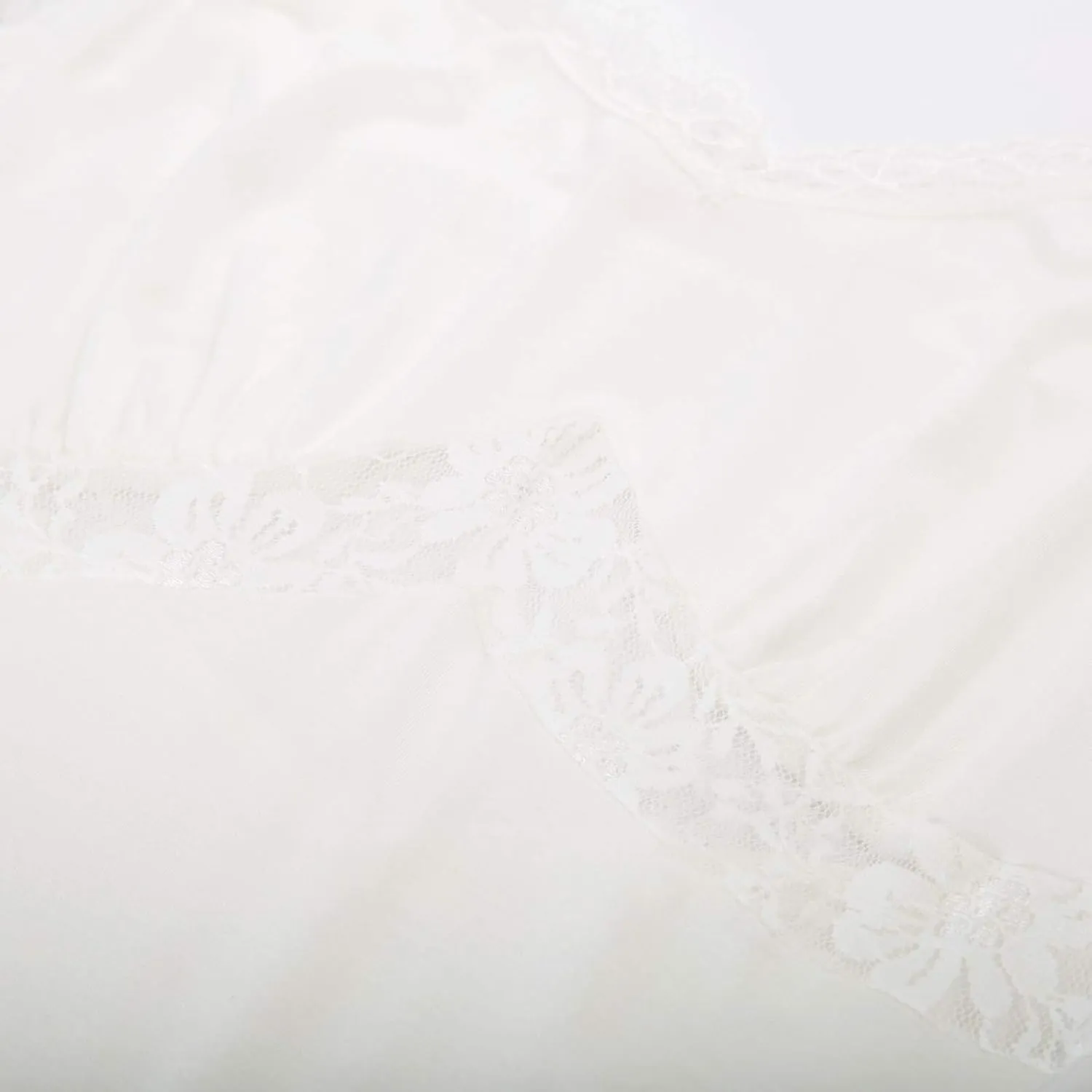 Belle Poque Women Lace Full Slips for Under Dress Cotton V Neck Nightgown Sleepwear