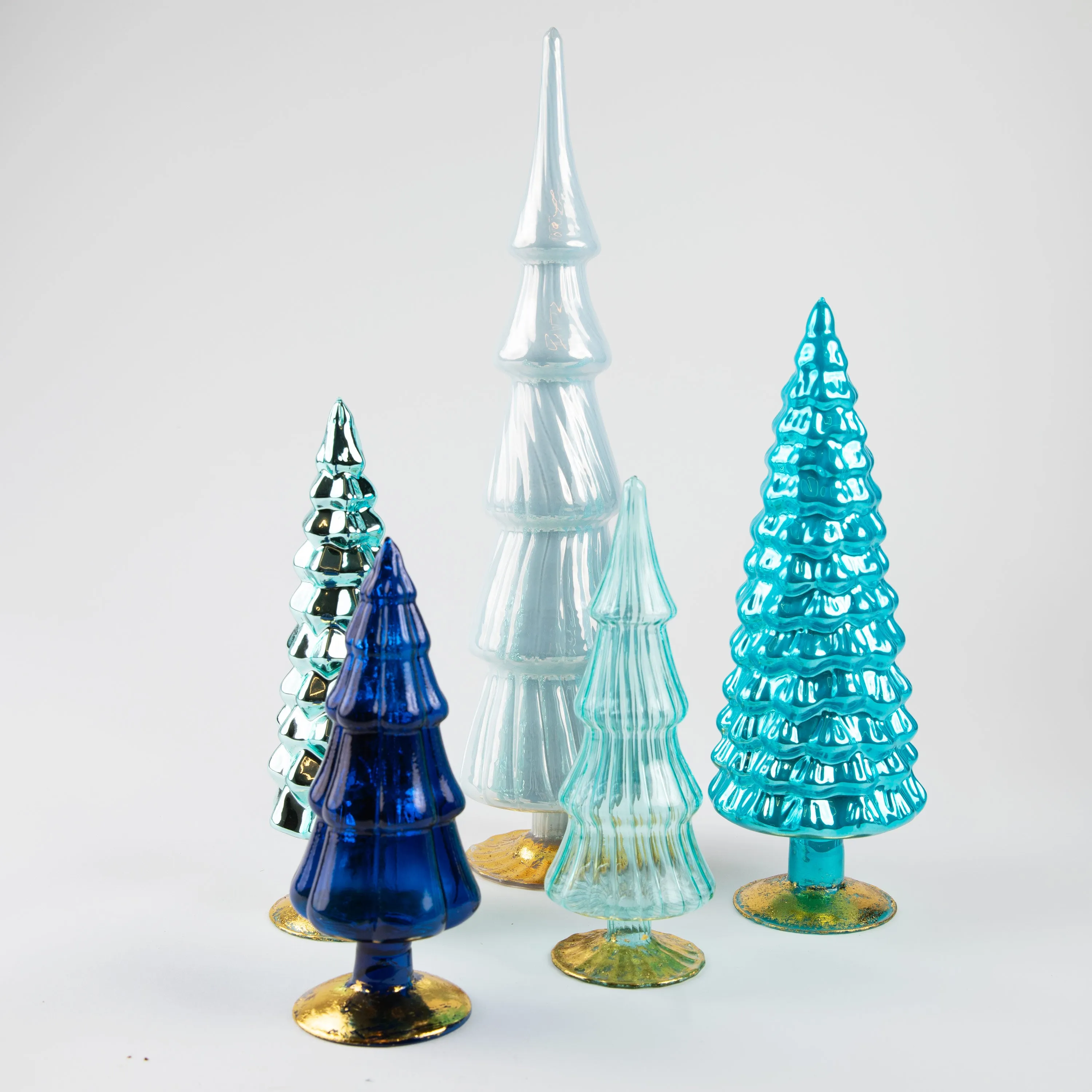 Blue Hue Glass Tree