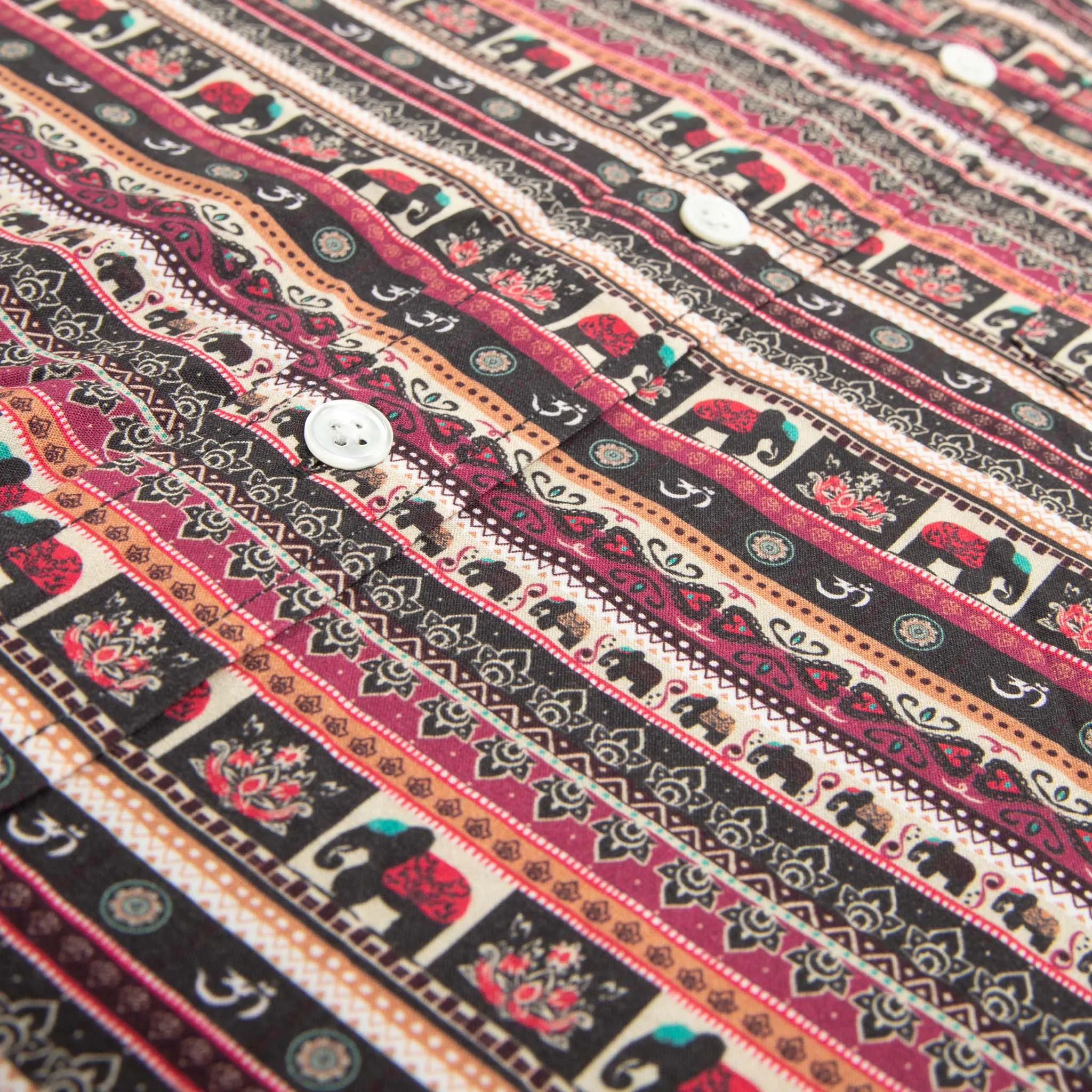 Boho Elephants - Rayon Stretch Shirt