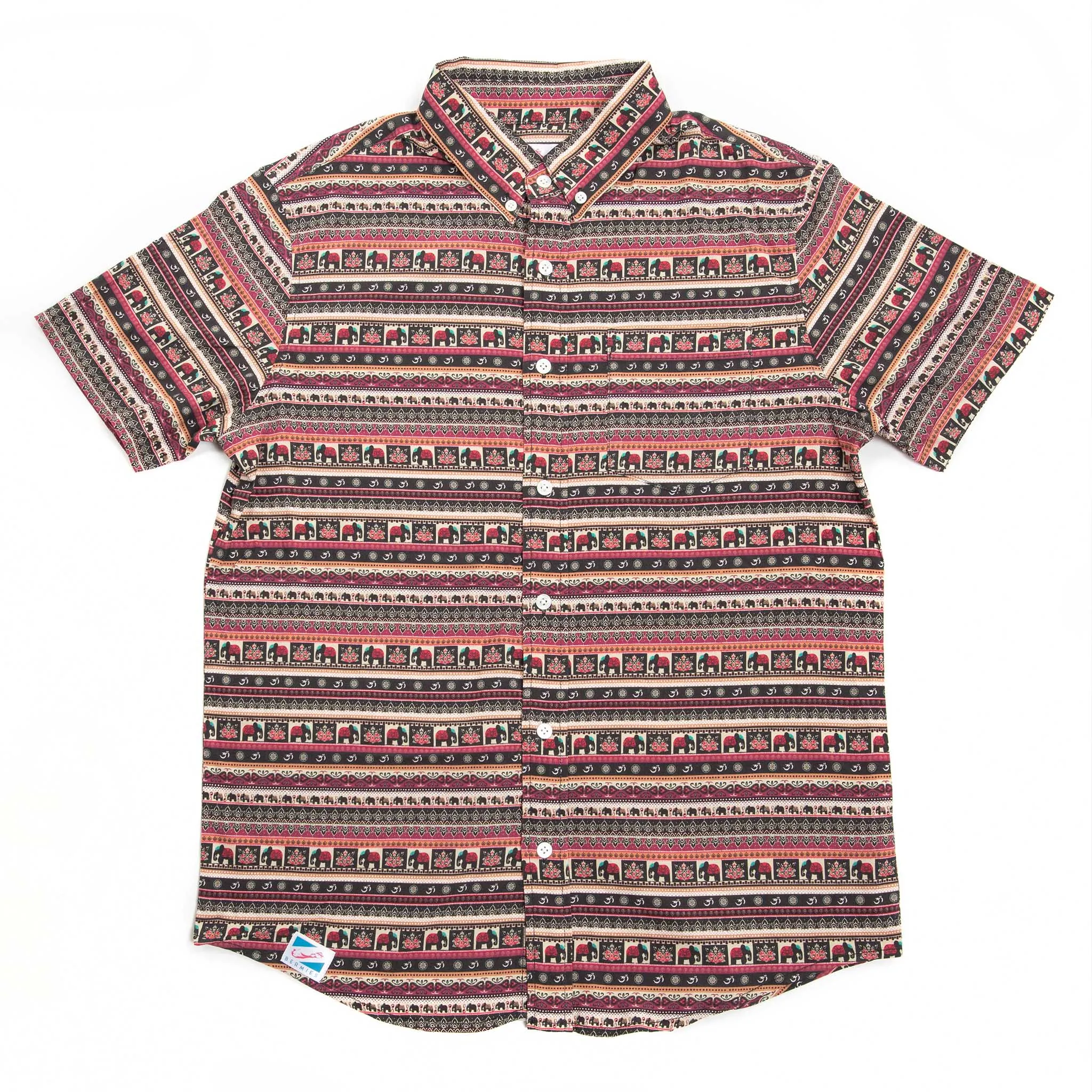 Boho Elephants - Rayon Stretch Shirt
