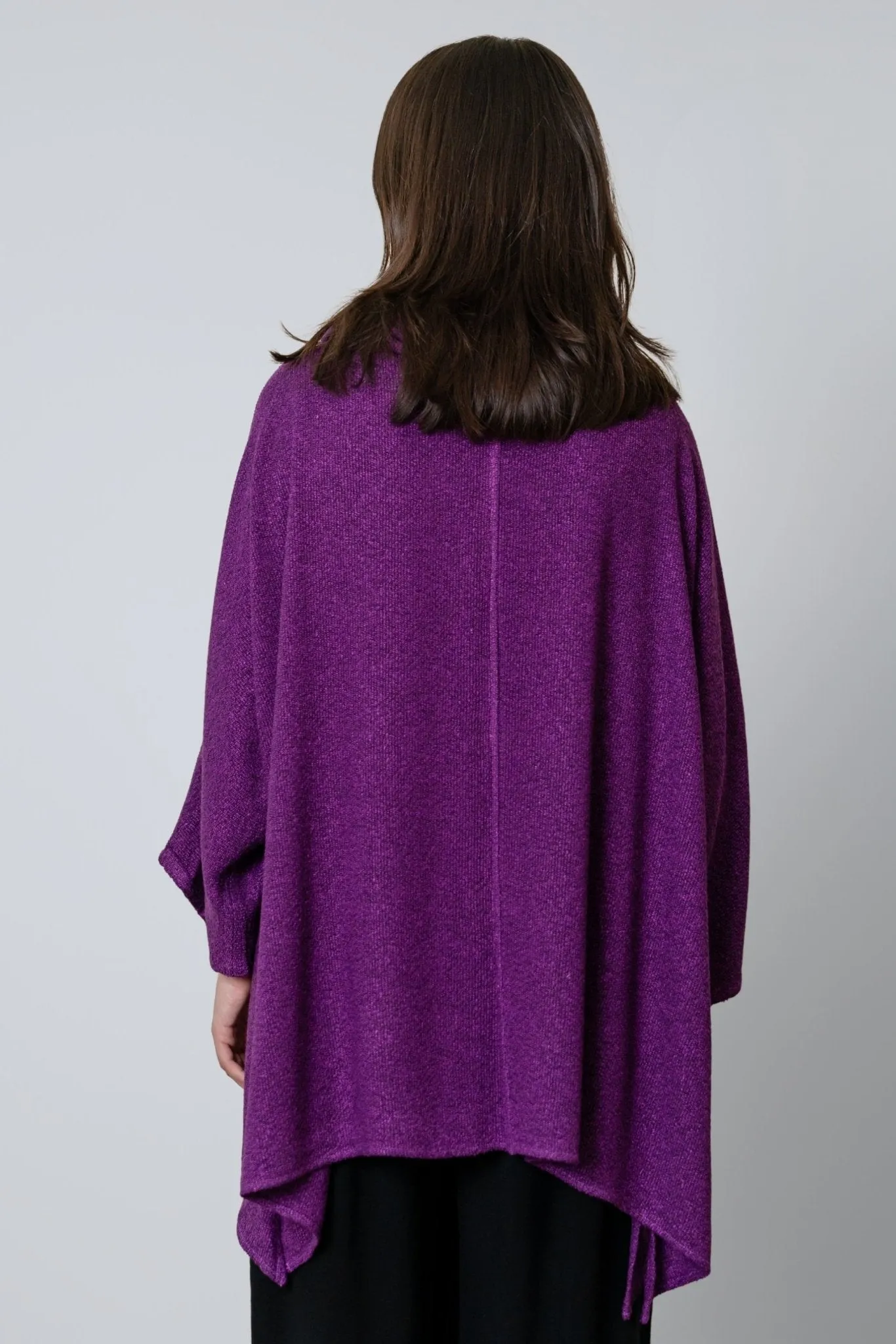 Bouclé Cowl Top - Violetta