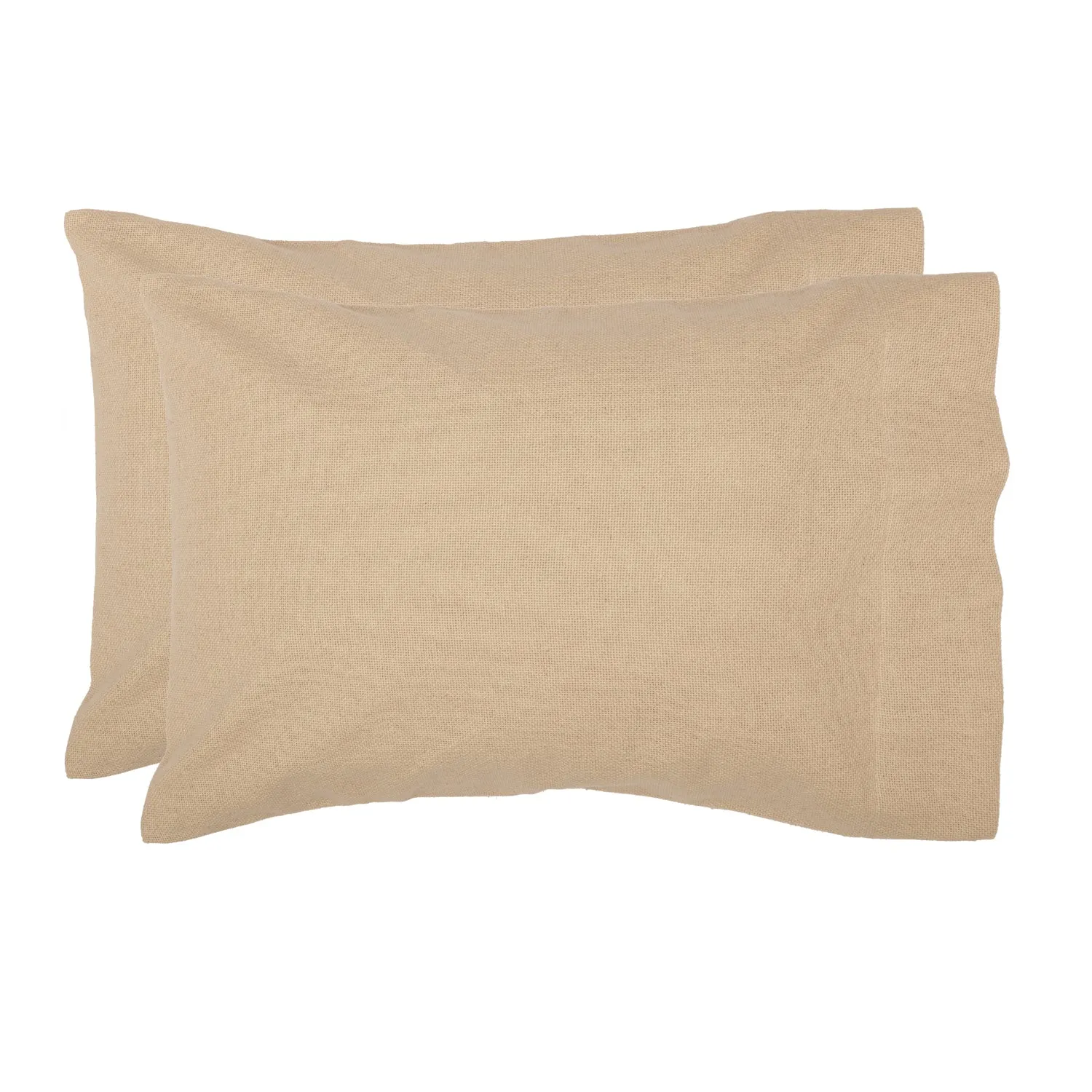 Burlap Pillow Case Set of 2