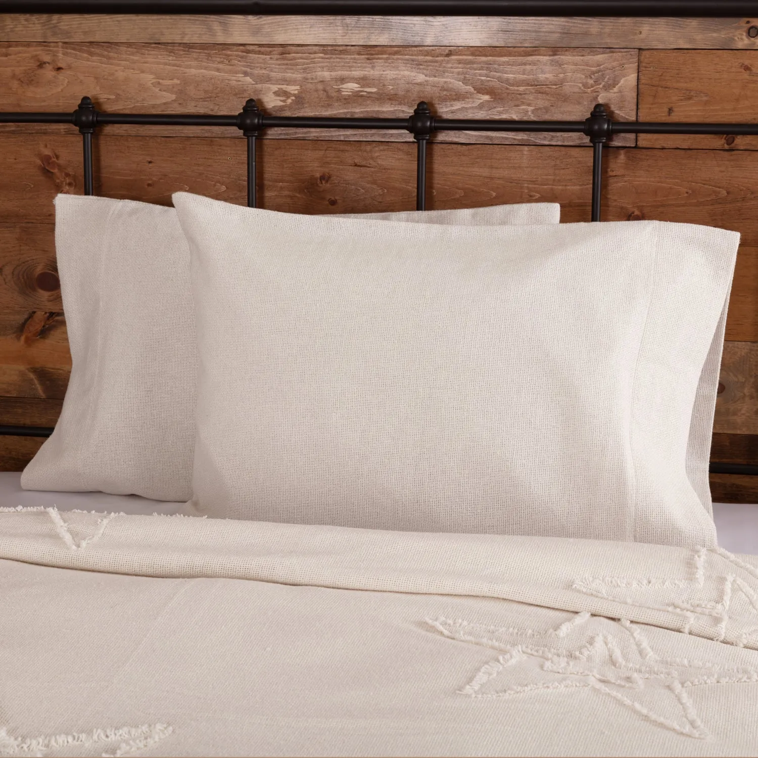 Burlap Pillow Case Set of 2