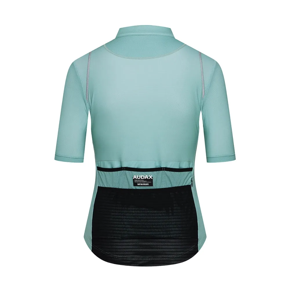 CAFE DU CYCLISTE Mona Women Cycling Jersey - Agave Green