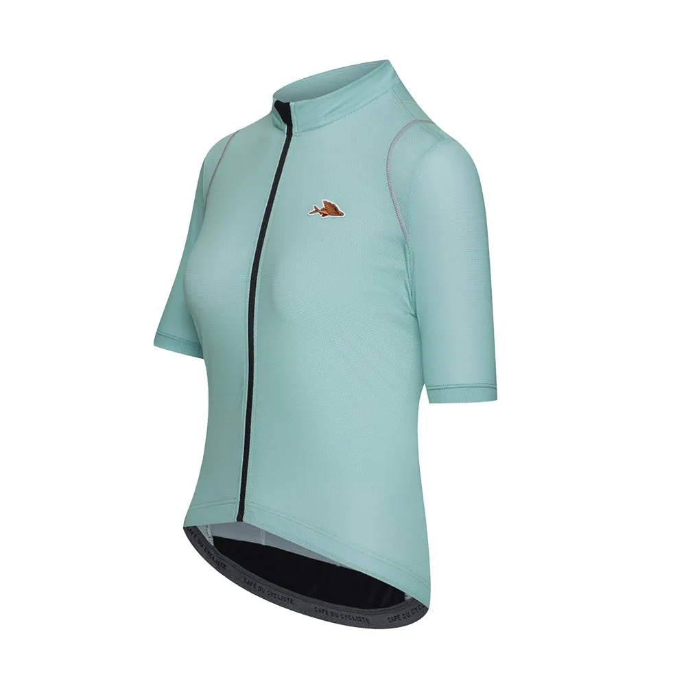 CAFE DU CYCLISTE Mona Women Cycling Jersey - Agave Green