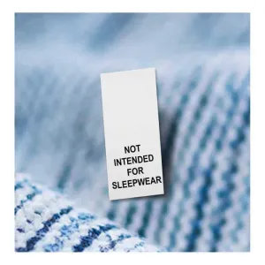 Clothing Care Labels, Not For Sleepwear (Qty. 100)