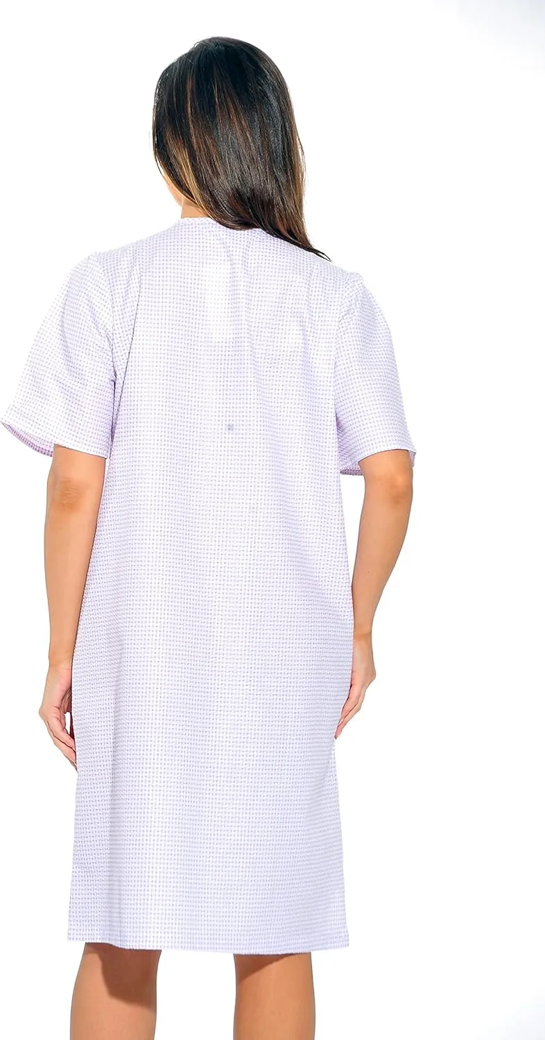 Dreamcrest Short Sleeve Duster Housecoat Women Sleepwear