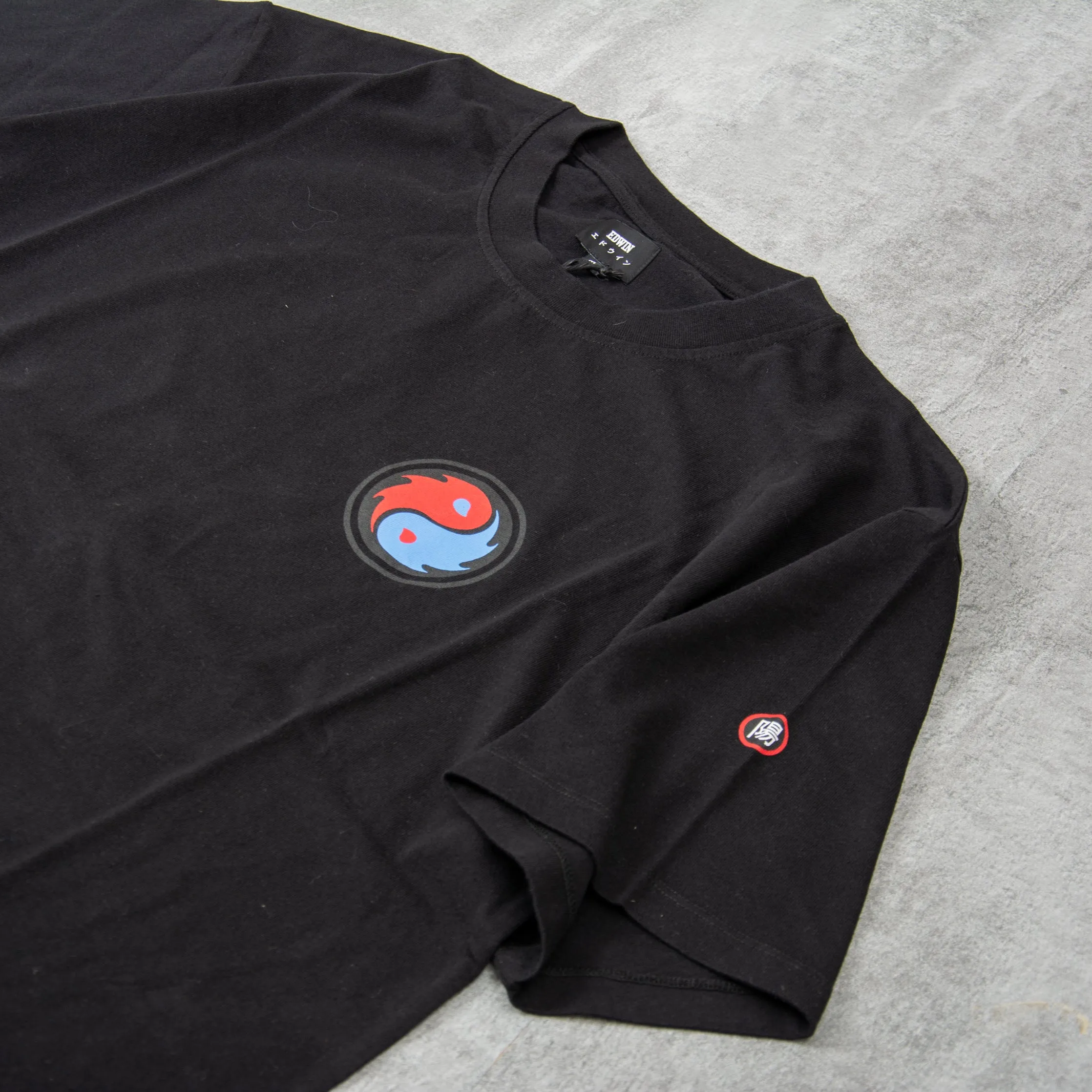 Edwin Health Tee - Black