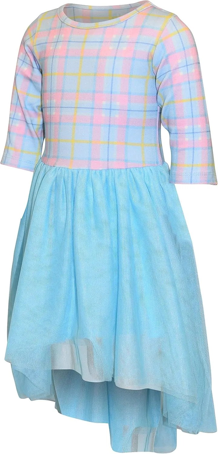 Girls Long Sleeve Tulle Tutu Dresses for Kid and Toddler