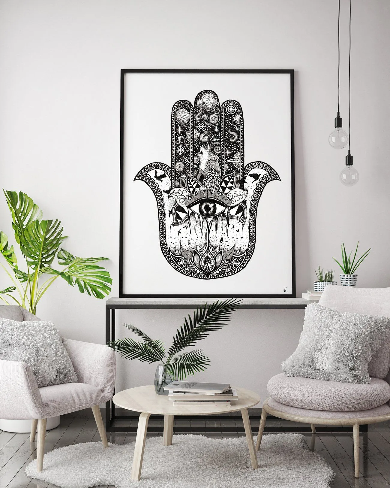Hamsa Hand Fine Art Print