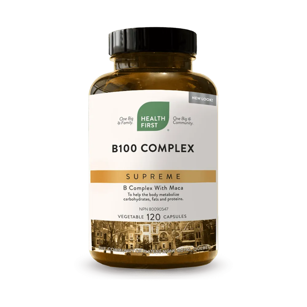 Health first - b100 complex supreme with maca