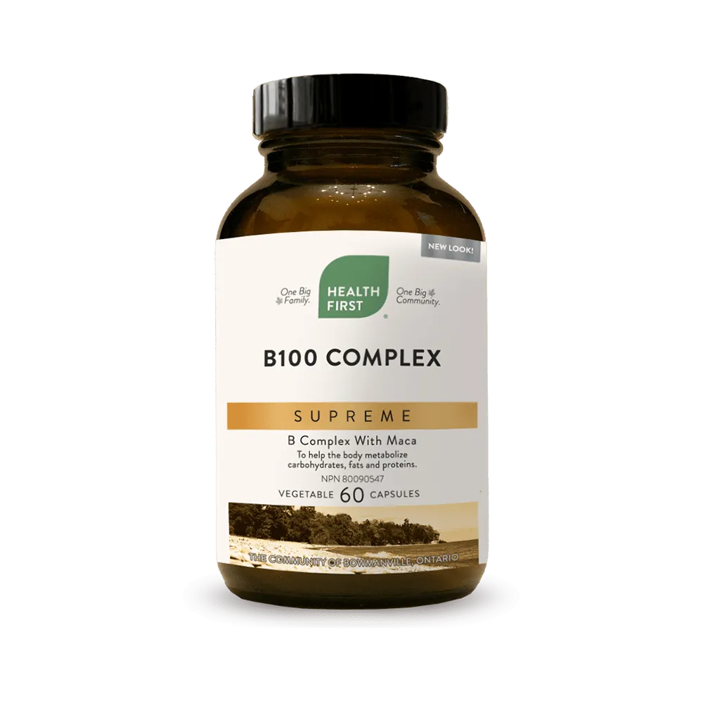 Health first - b100 complex supreme with maca