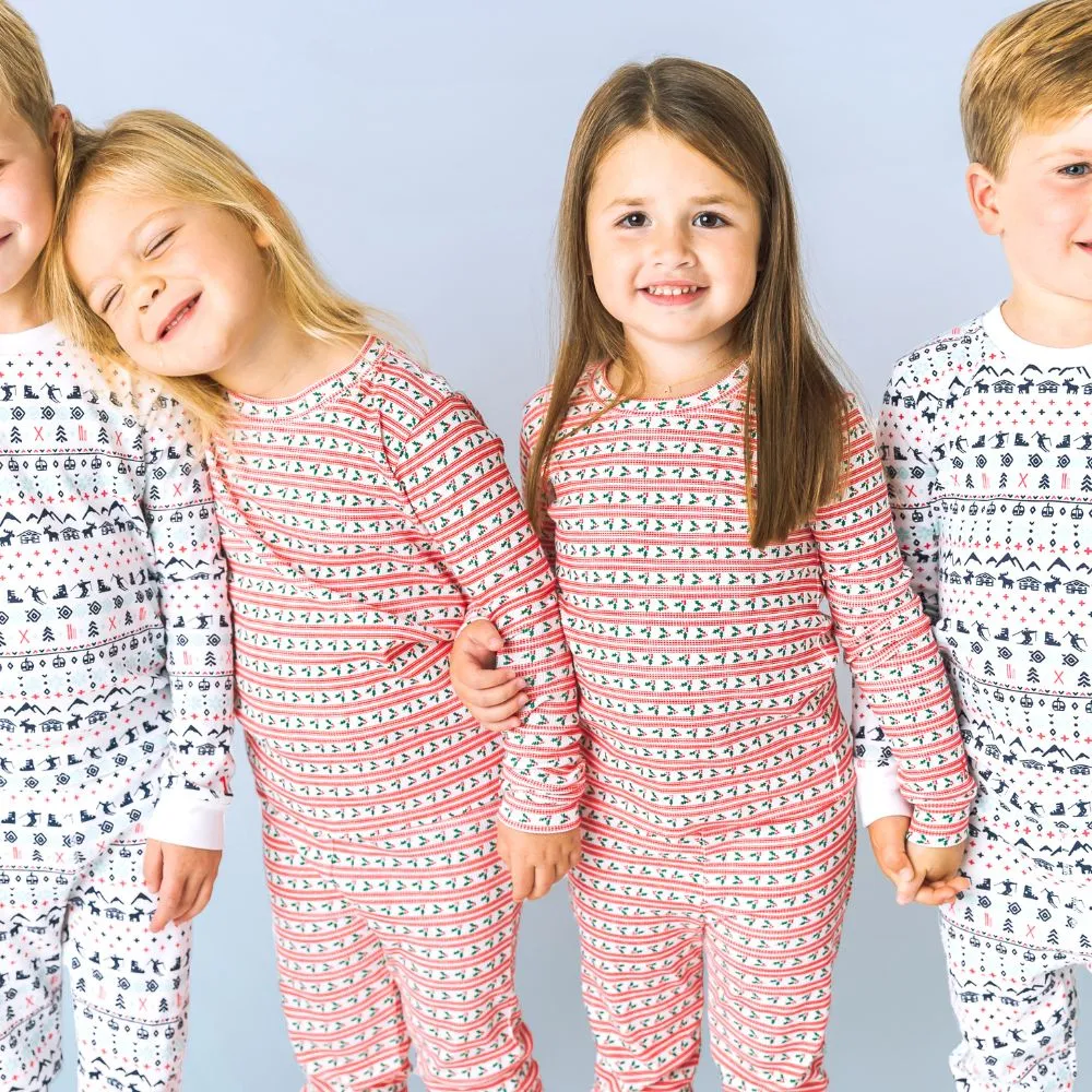 Holly Jolly Organic Long Sleeve Rib Set