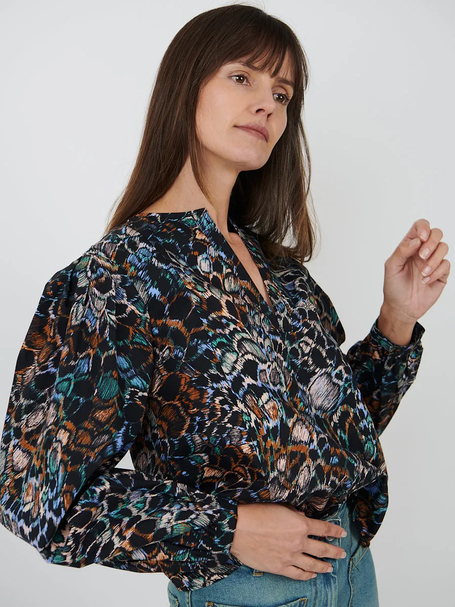 Ilara Blouse in Starling