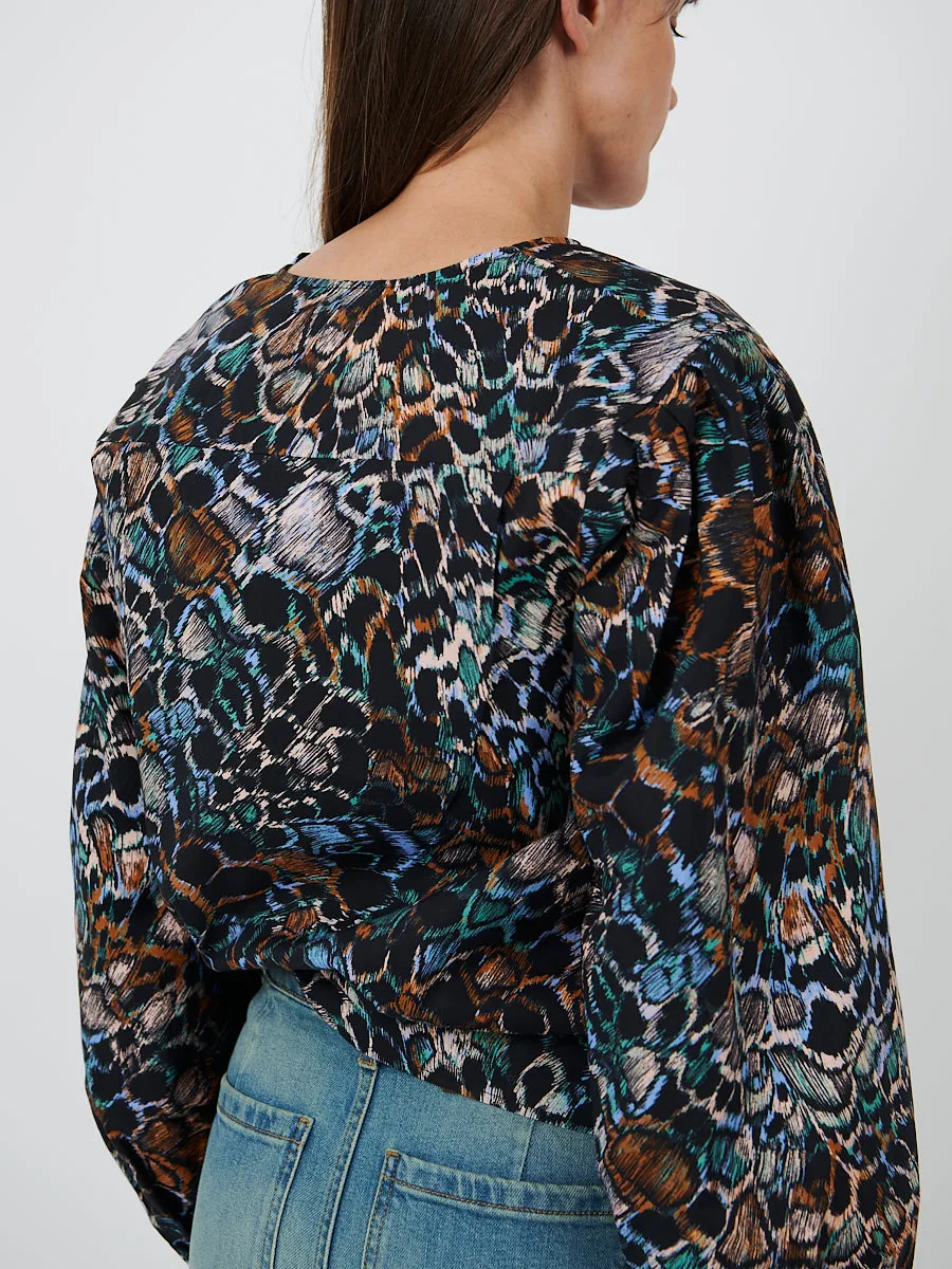 Ilara Blouse in Starling