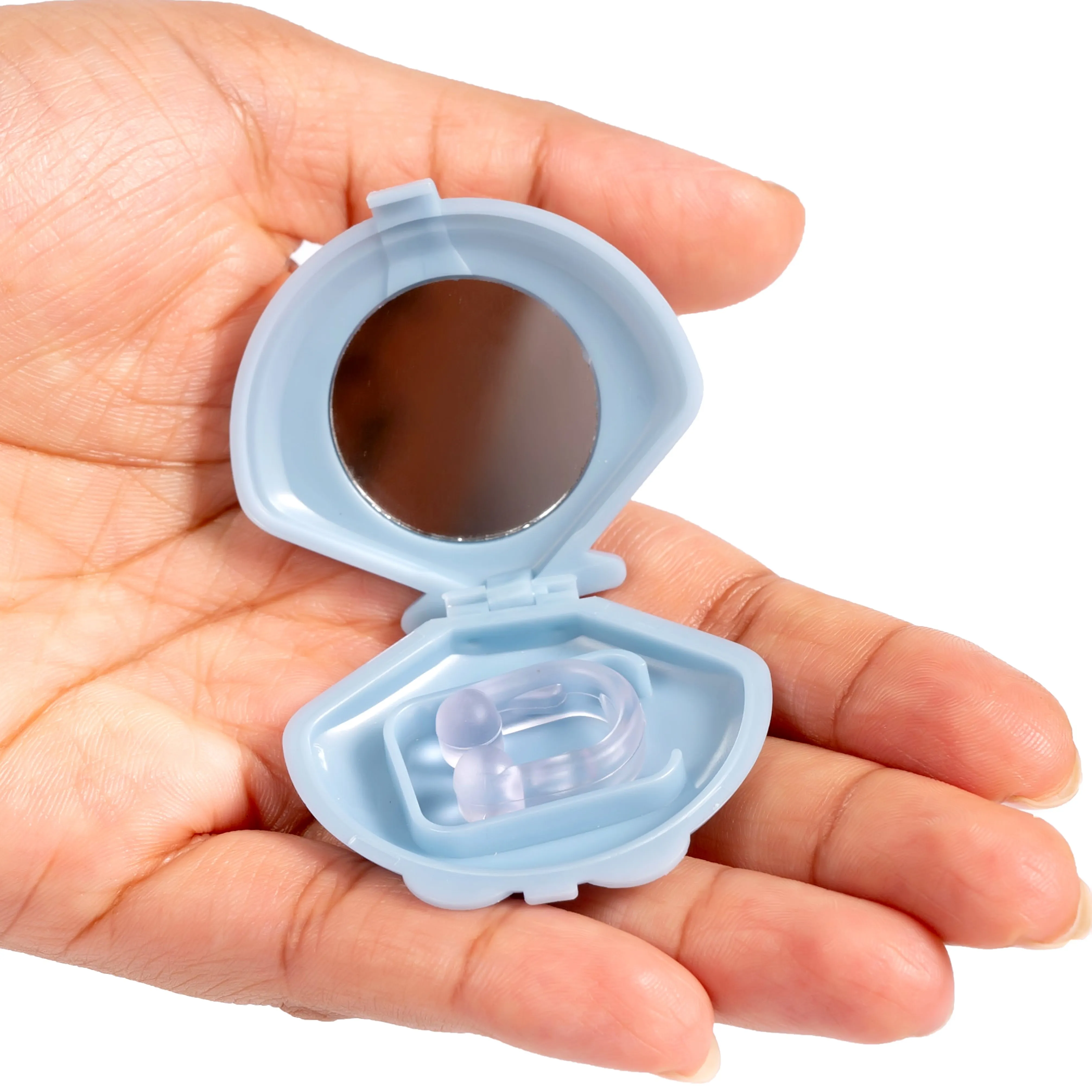 Importikaah Silicone Anti Snore Stopper Device Nose Clip Sleeping Aid with Case