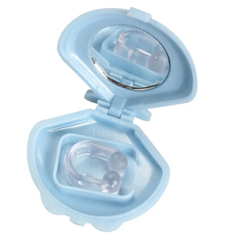 Importikaah Silicone Anti Snore Stopper Device Nose Clip Sleeping Aid with Case