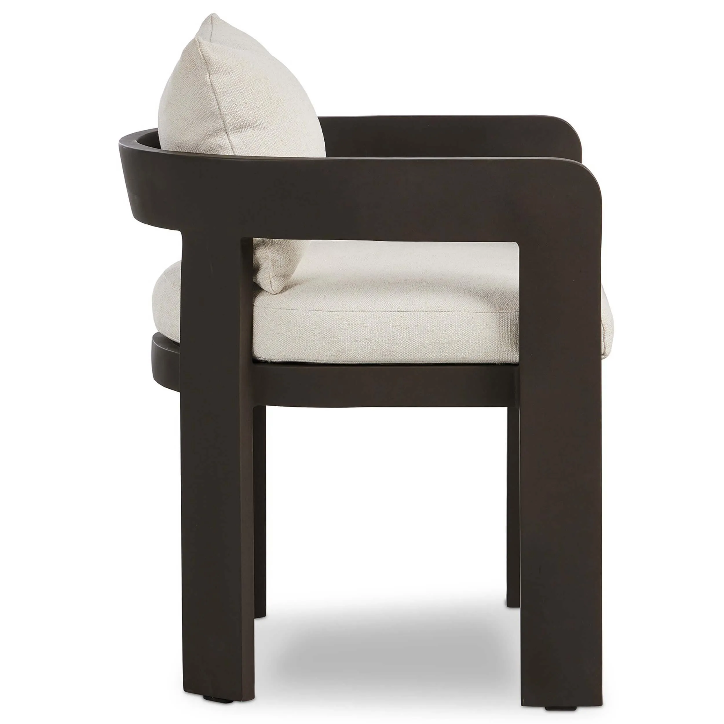 Jackson Outdoor Metal Dining Chair, Alessi Linen, Set of 2