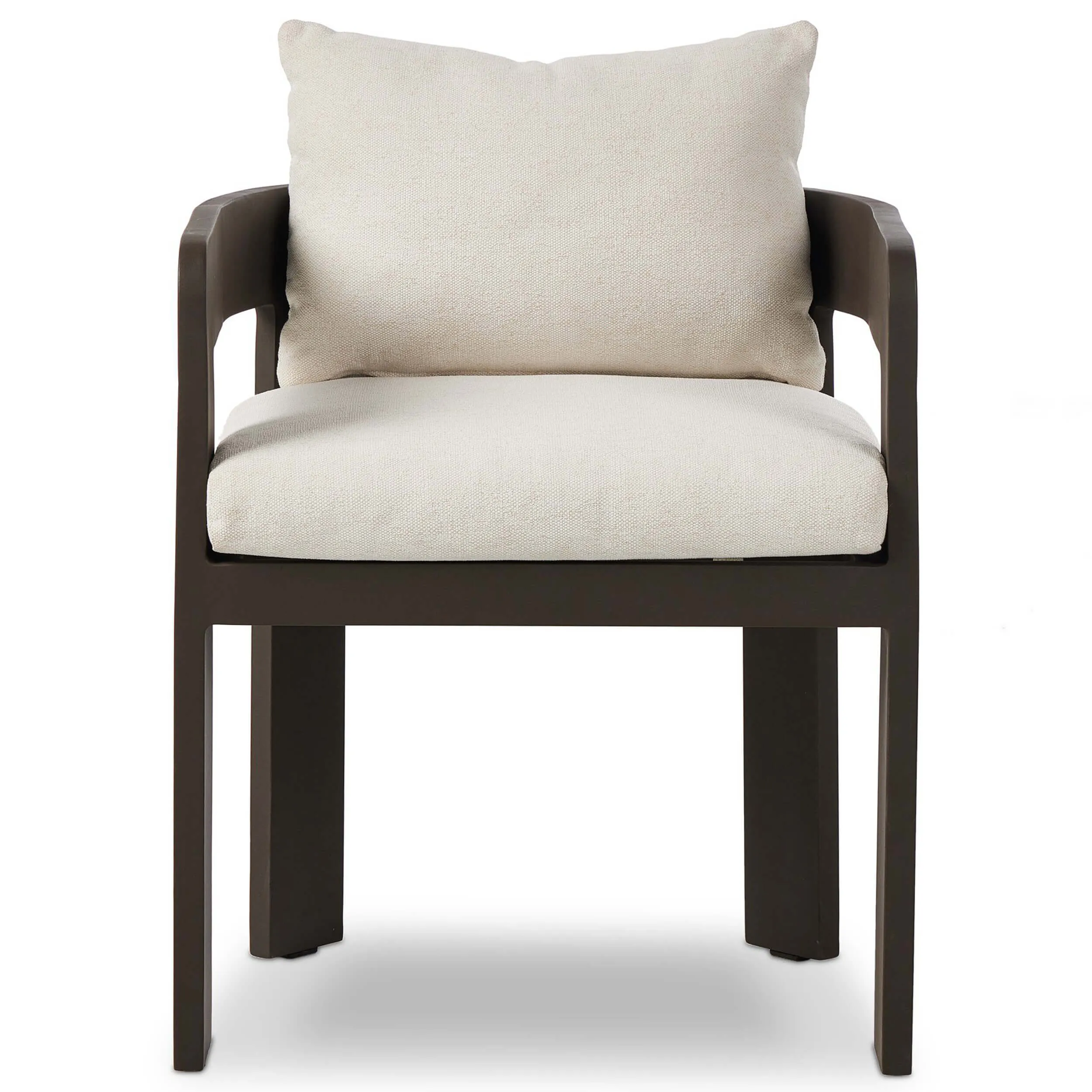Jackson Outdoor Metal Dining Chair, Alessi Linen, Set of 2