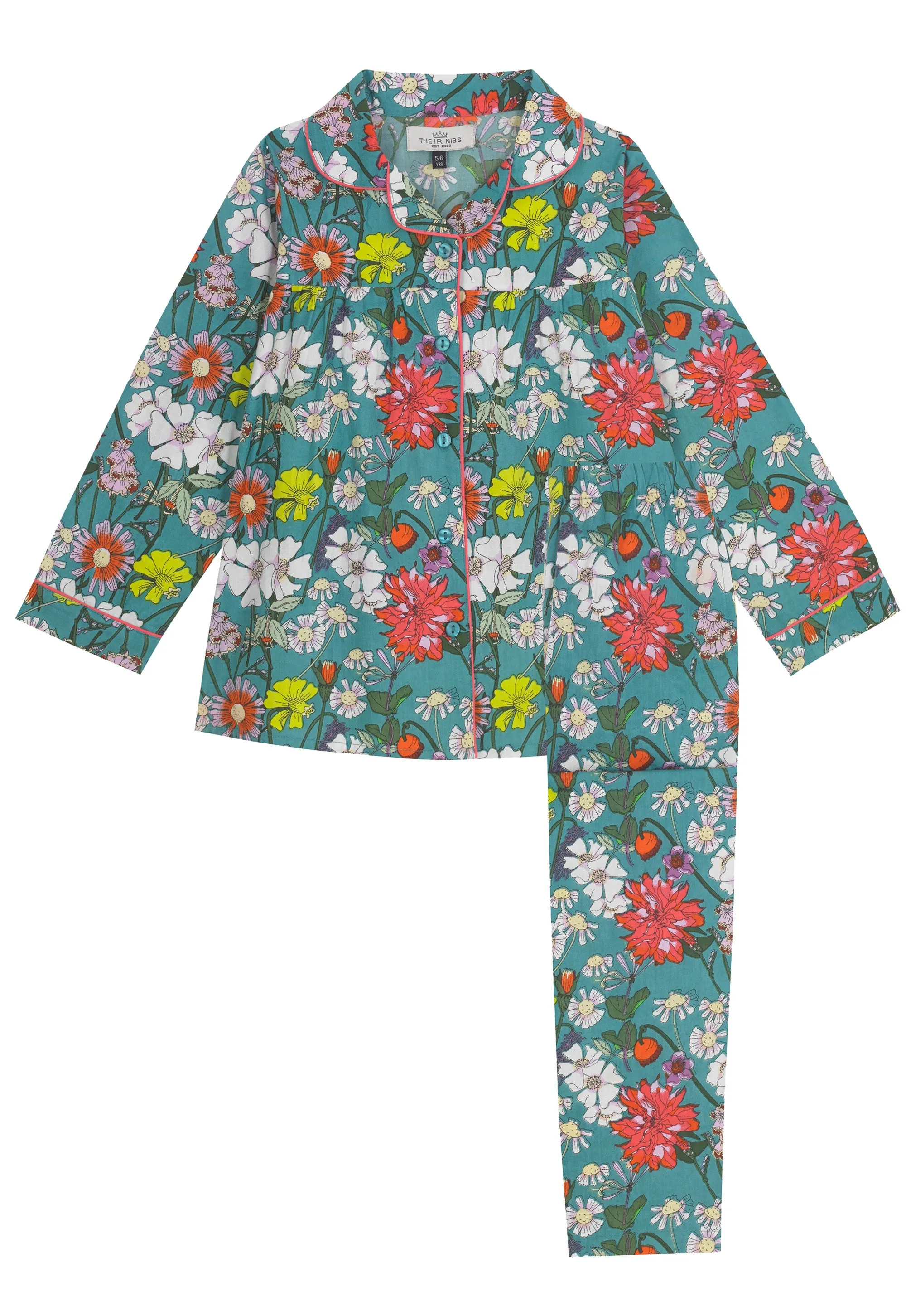 Kids Cotton Classic Pyjamas Vintage Floral