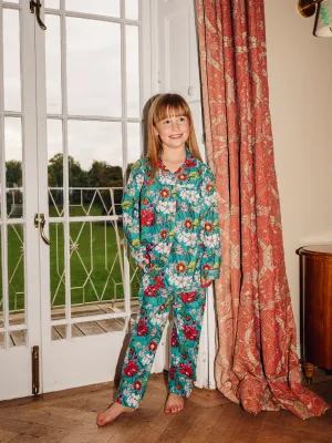 Kids Cotton Classic Pyjamas Vintage Floral