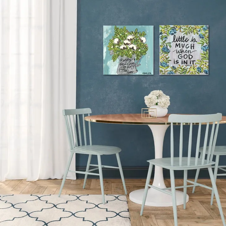 Little Is Much - Wrapped Canvas