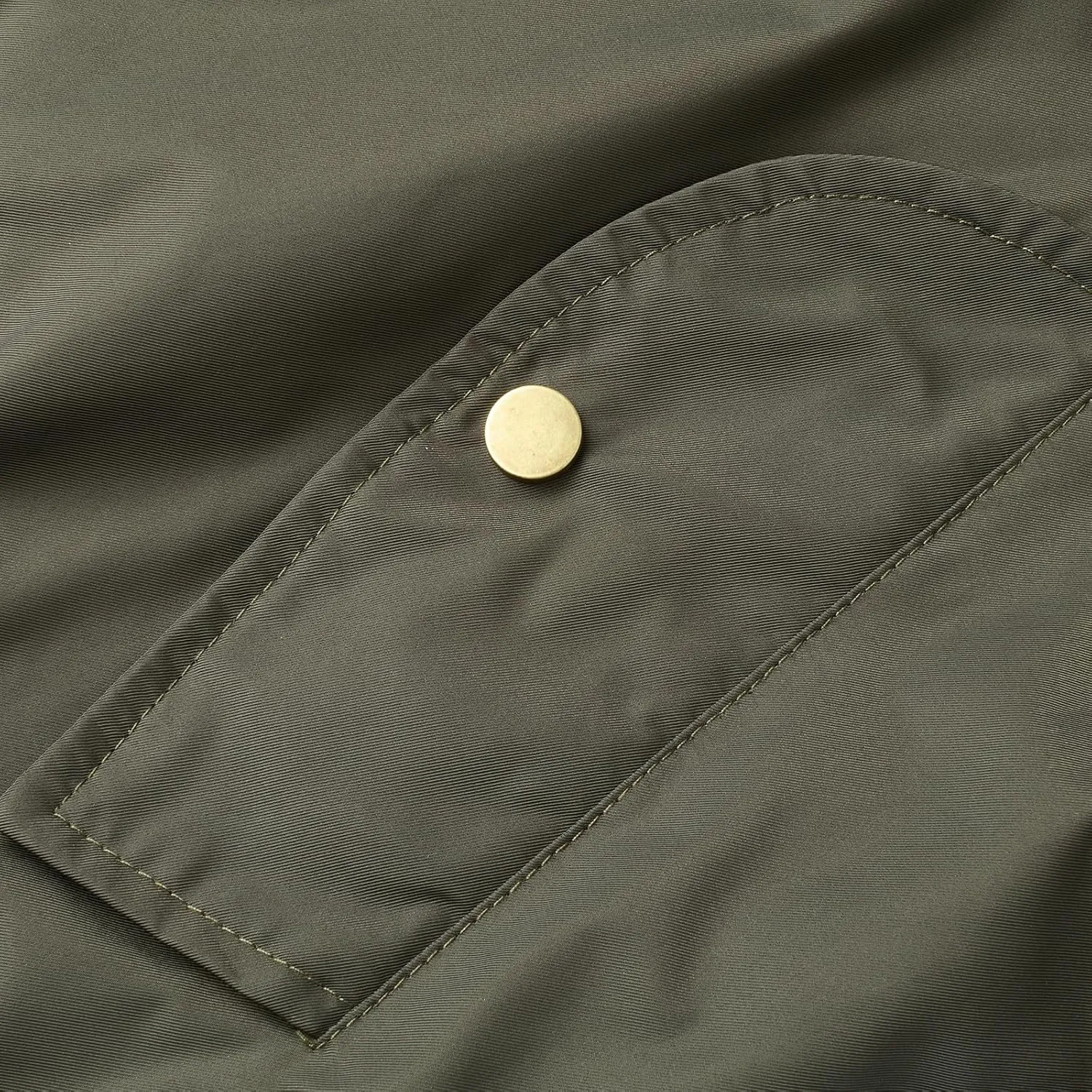 Men's Bomber Jacket Double Sided Coat Lightweight Casual Spring Fall Windbreaker Zip Up Coat with Pocket