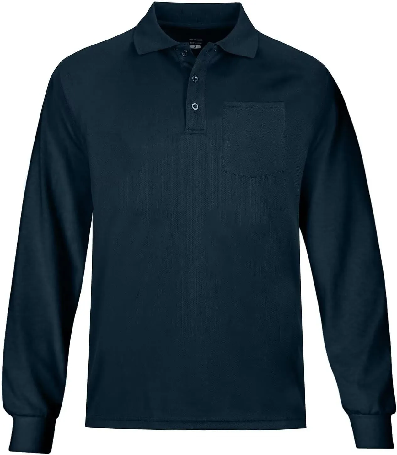 Men's Golf Polo Shirts M-6XL, Cotton Blend Moisture Wicking Performance Casual Collared Shirts