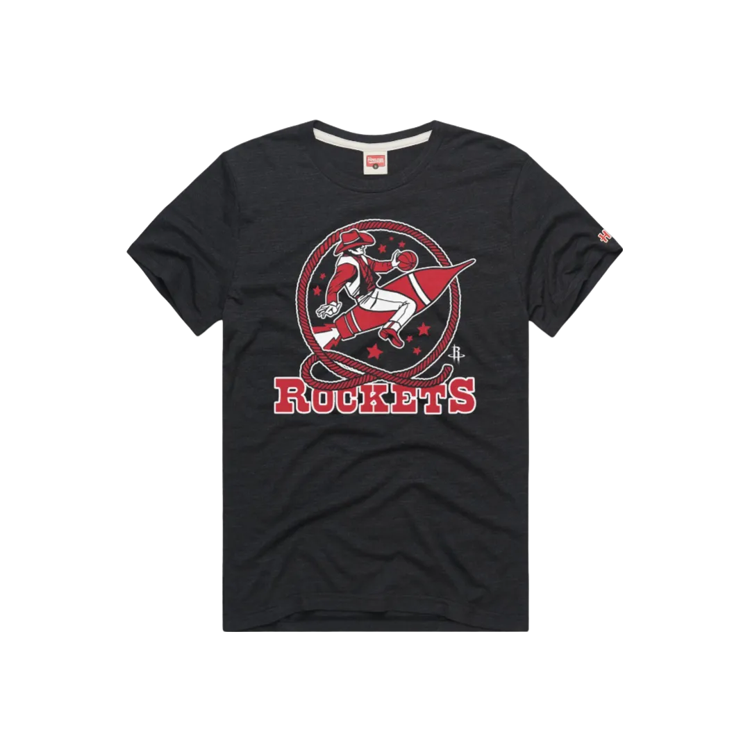 Men's Houston Rockets Homage Rodeo Lasso T-Shirt