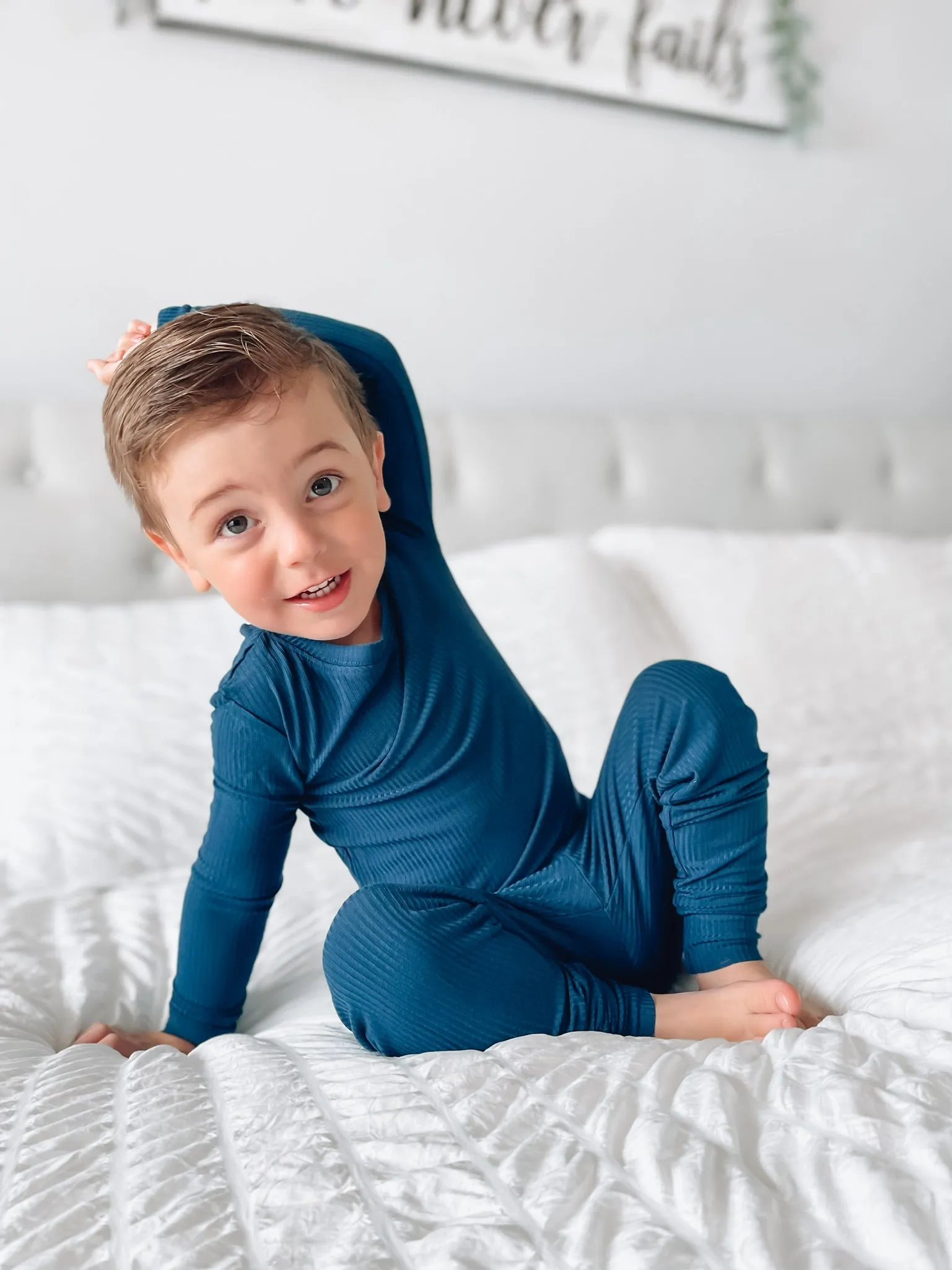Midnight Blue Rib Dream Set