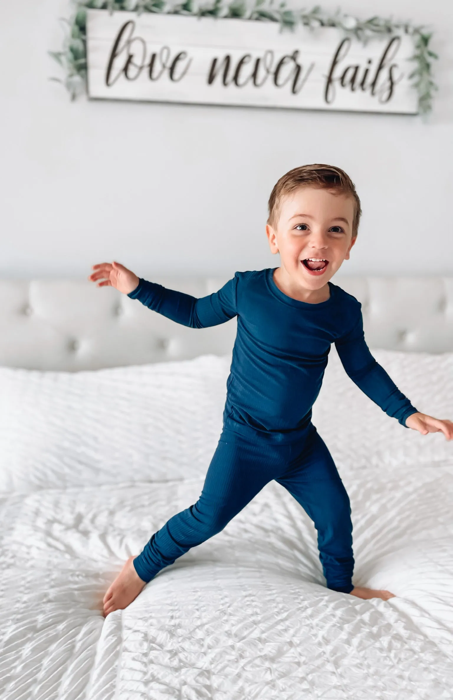 Midnight Blue Rib Dream Set