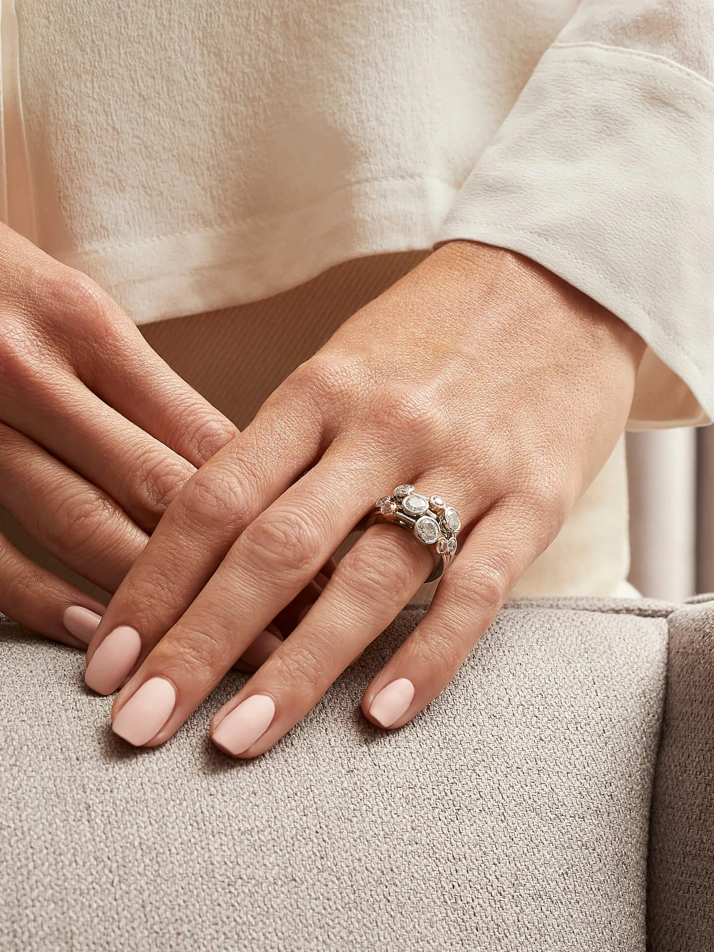 Raindance 20th Anniversary Platinum Diamond Ring